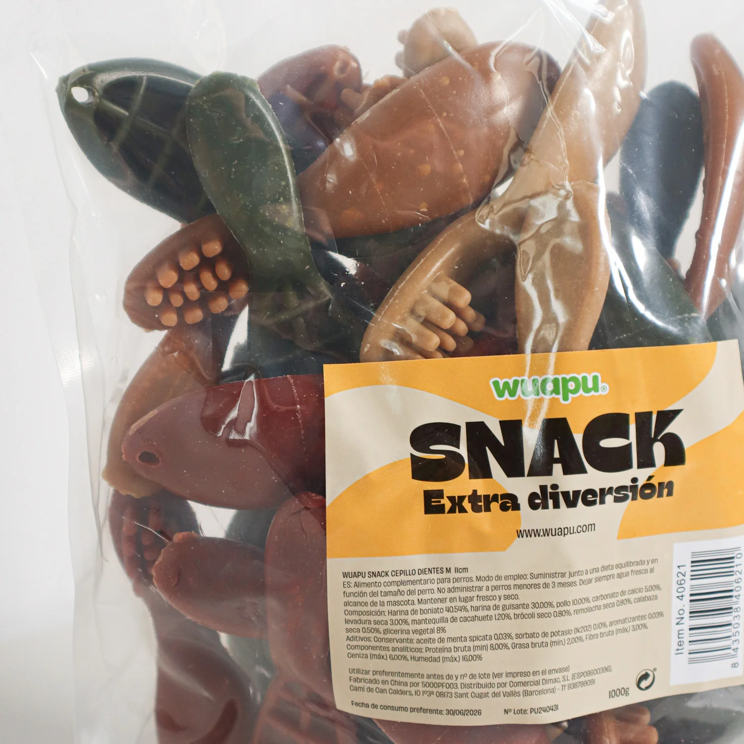 1kg Snacks Dental Para Perro, En Forma De Cepillo De Dientes De 13cm, 20u Aprox - Image 2