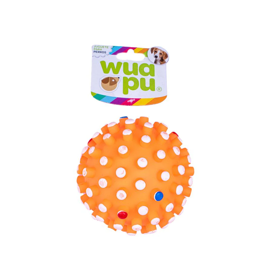 3 Pelotas Para Perro Modelo Sputnik De 10cm En Colores Surtidos. Plástico Vinilo Flexible Con Sonido