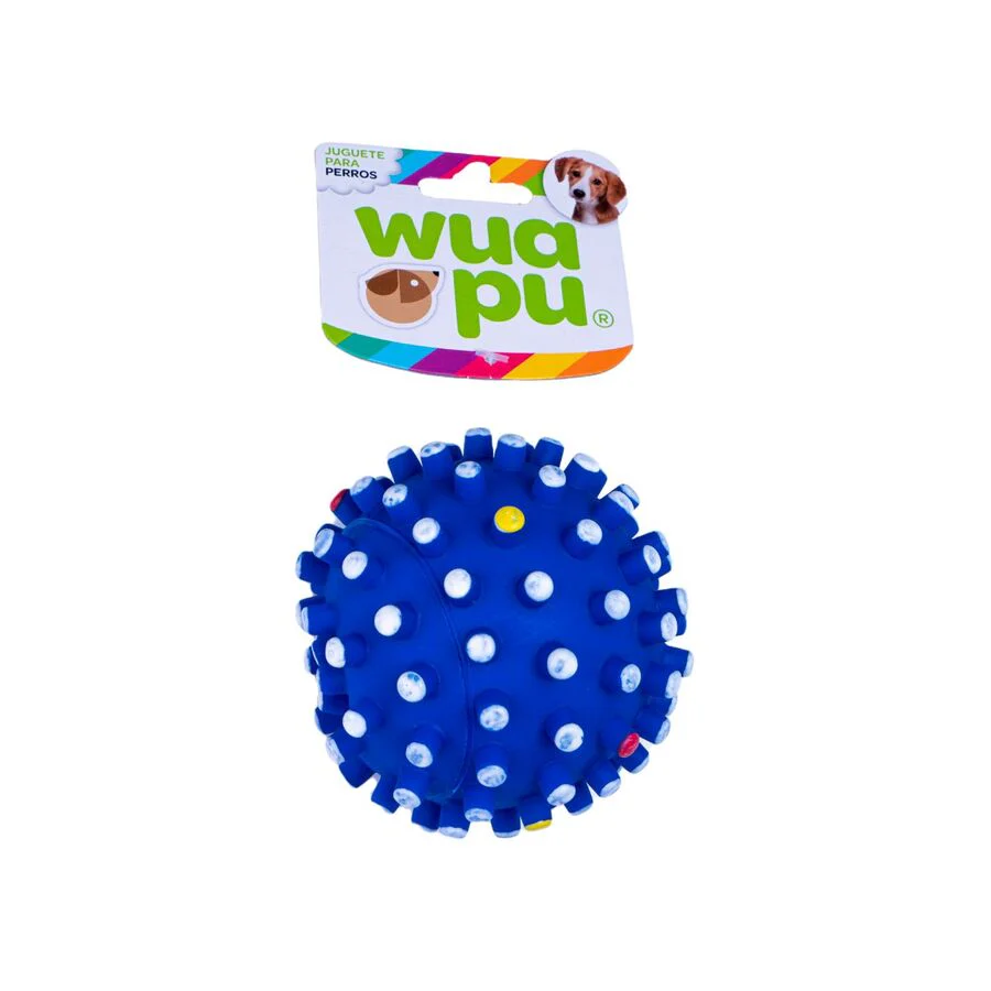 3 Pelotas Para Perro Modelo Sputnik De 6cm En Colores Surtidos. Plástico Vinilo Flexible Con Sonido. - Image 3