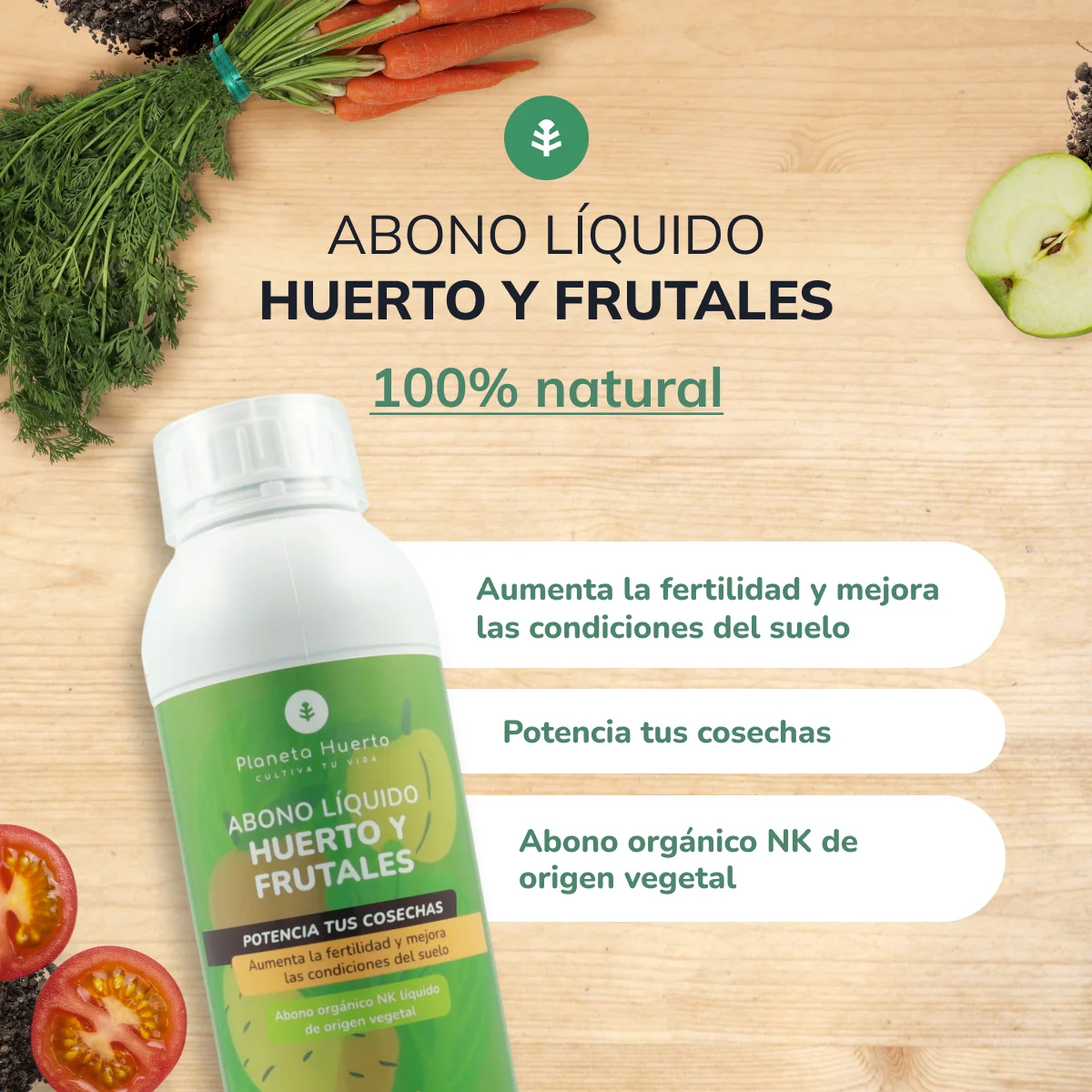 Abono Líquido Huerto y Frutales Planeta Huerto 250 ml - Image 4
