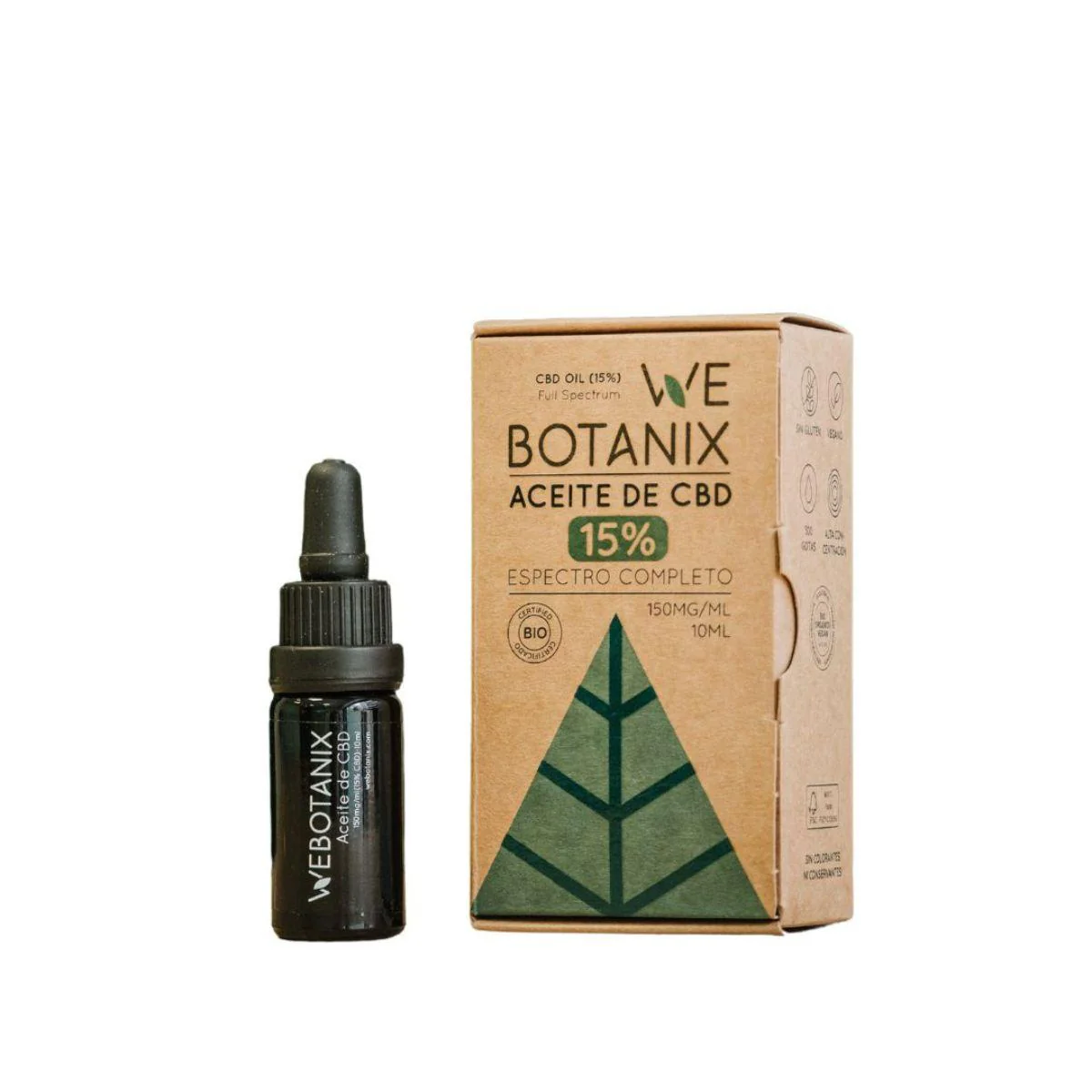 Aceite cbd BIO 10 ml WeBotanix 15% - Image 3