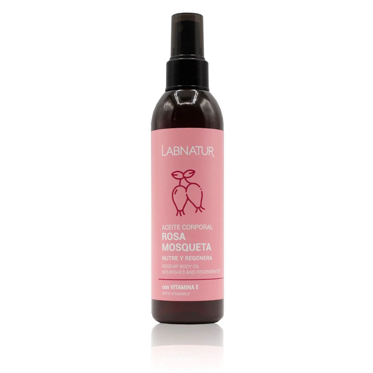 Aceite Corporal Rosa Mosqueta Labnatur | Regeneración Y Elasticidad De La Piel | Cuidado Antiedad | Nutrición Y Suavidad
