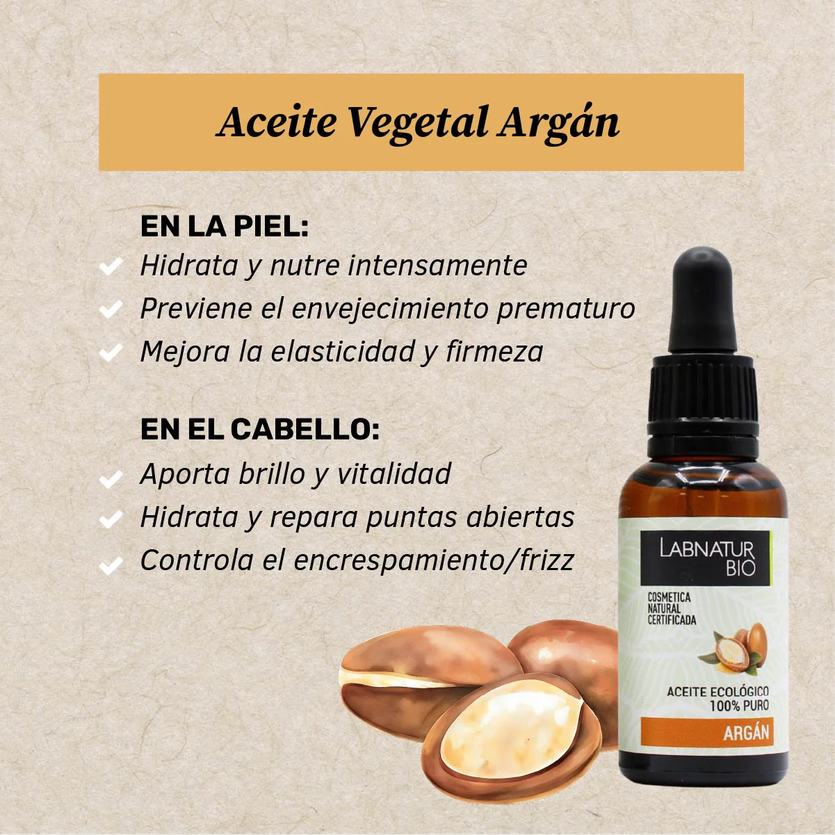 Aceite de Argán 100% Puro | Vitamina E y Ácidos Grasos | Hidratación y Nutrición Intensa | Piel y Cabello - Image 2