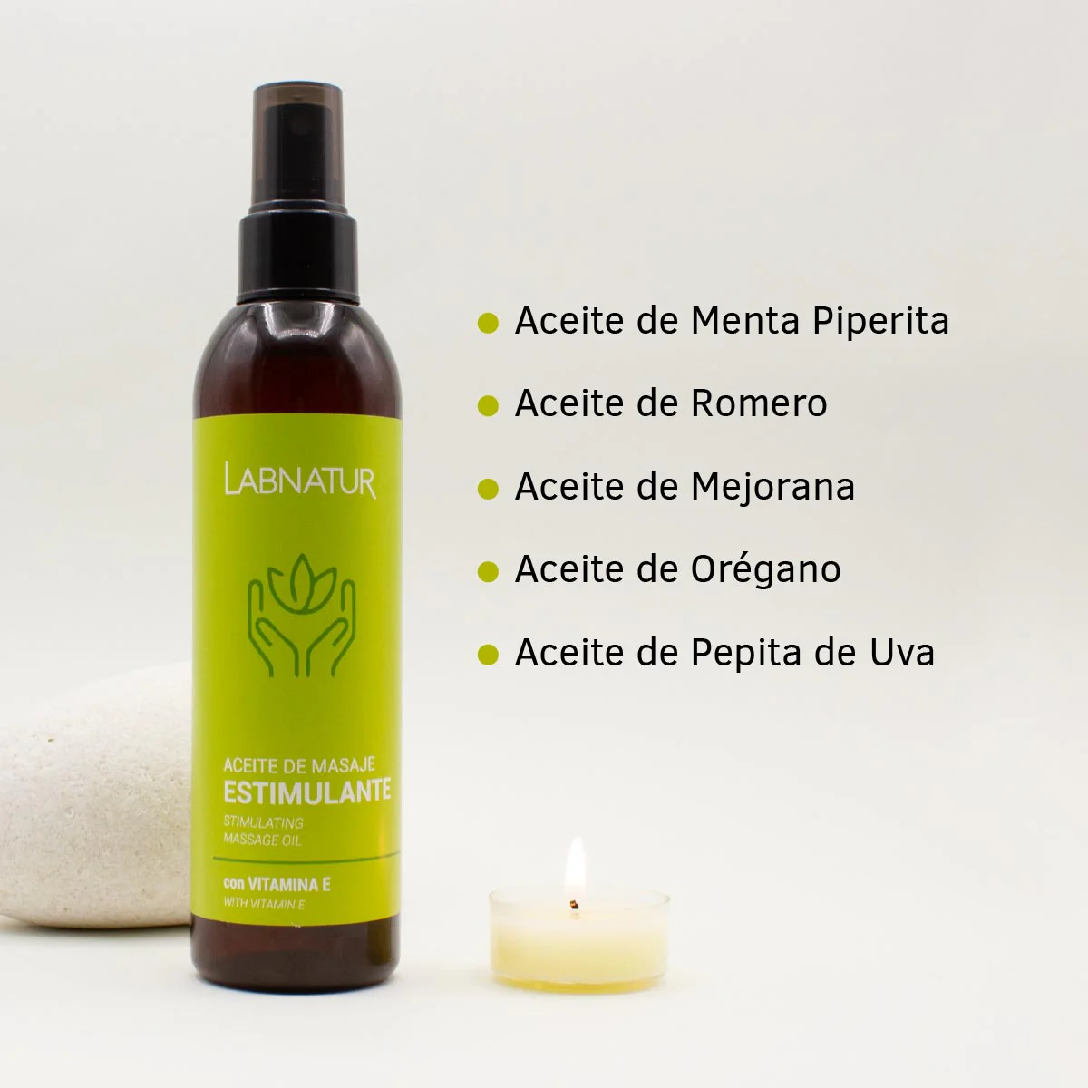 Aceite de Masaje Estimulante 200 ml | Tonificante y Energizante | Hidratante Corporal | Bienestar - Image 3