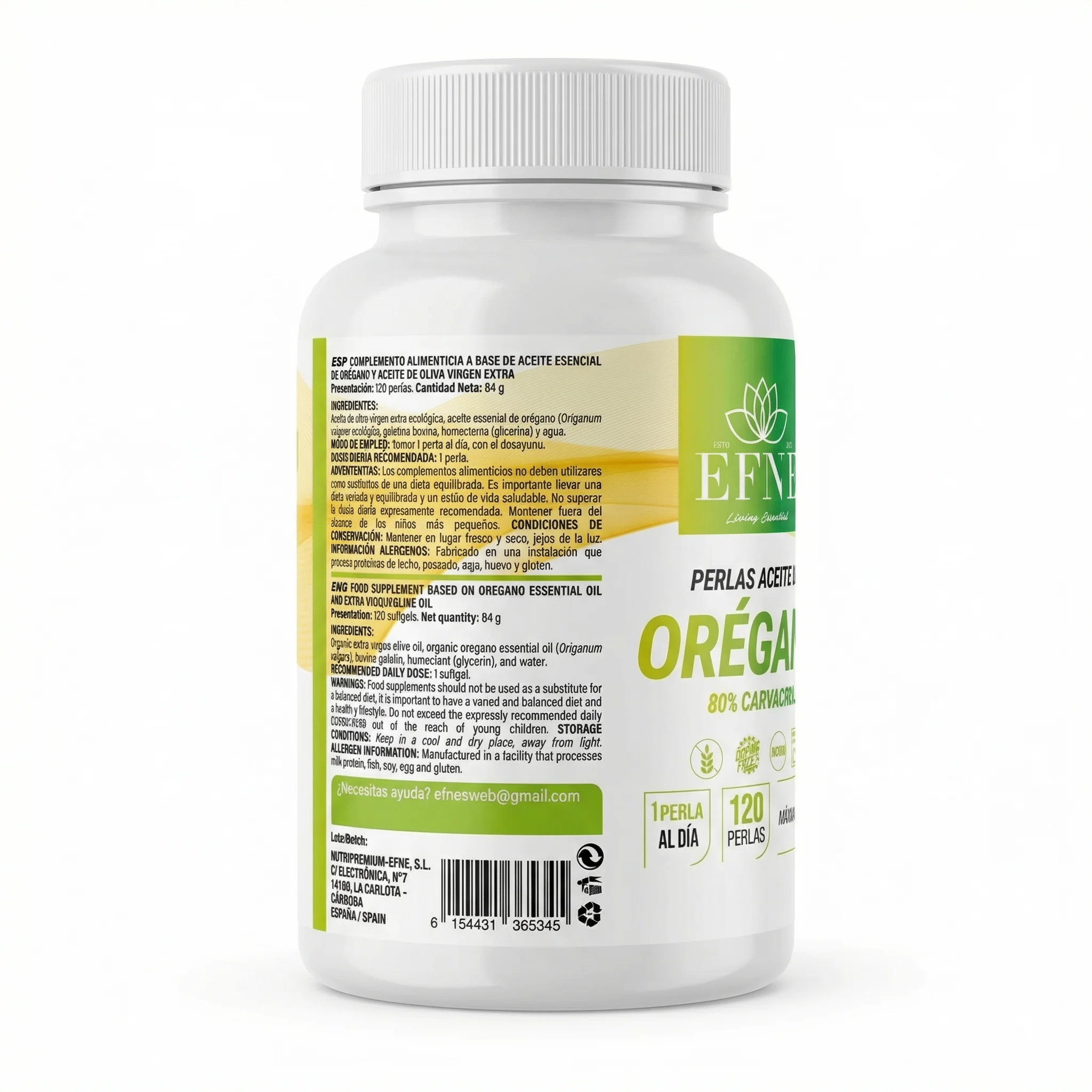 Aceite De Orégano Premium 80% Carvacrol (120 Perlas) - Efne - Image 3