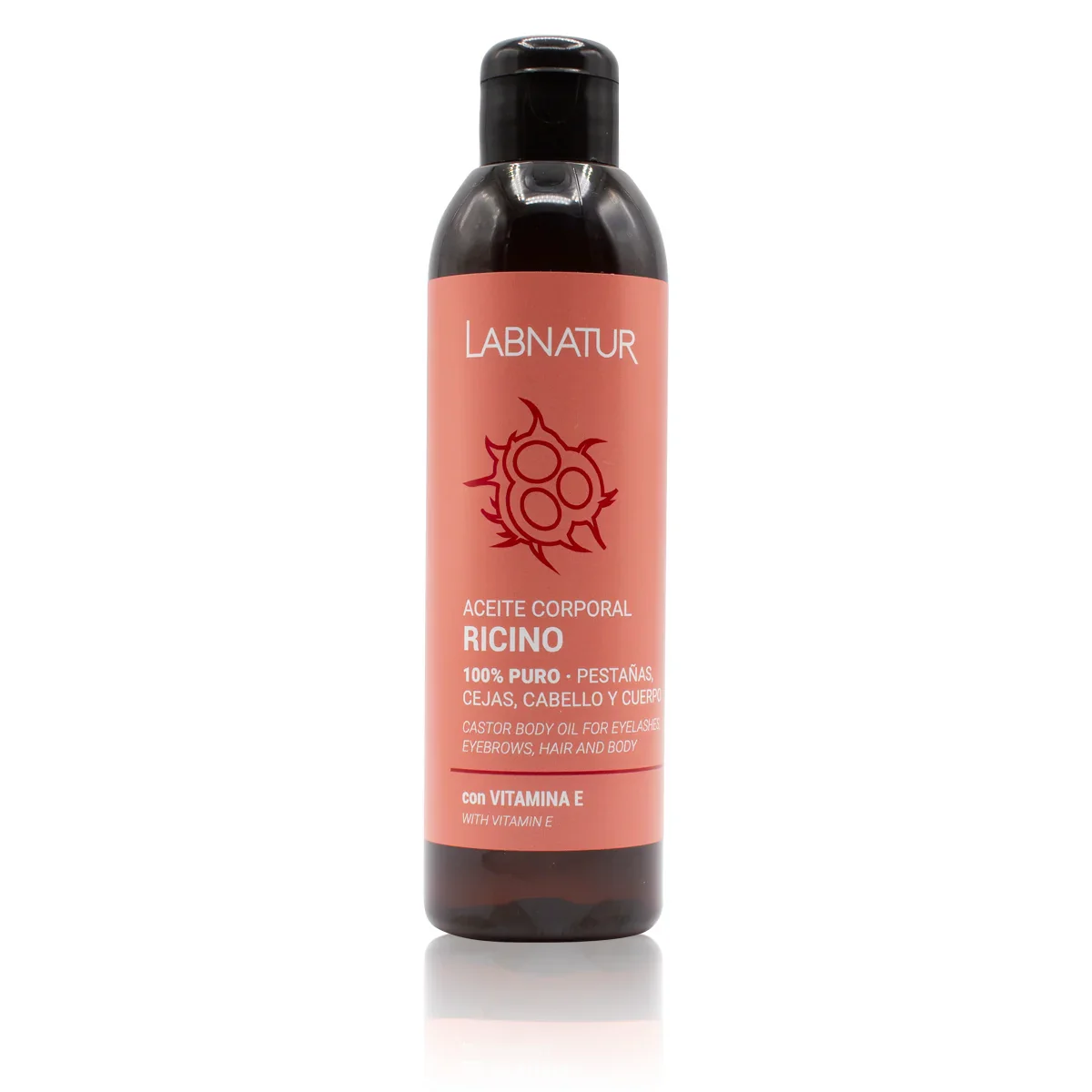 Aceite De Ricino Labnatur | Cuidado Capilar Y Pestañas | Hidratación Y Fortalecimiento | Uso Multifunción | 50 Ml