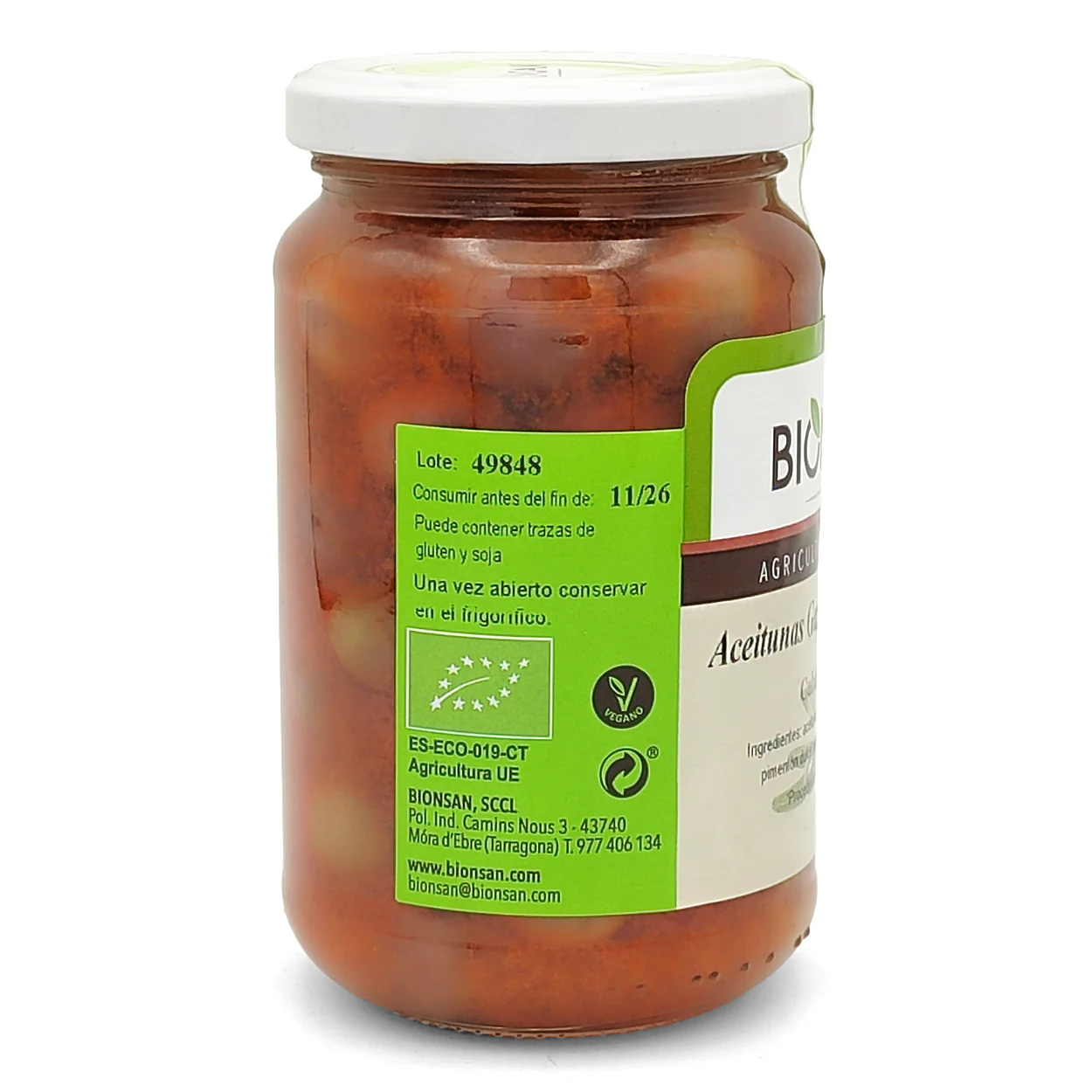Aceitunas Gazpacheras Picantes Eco Bionsan 200g - Image 3