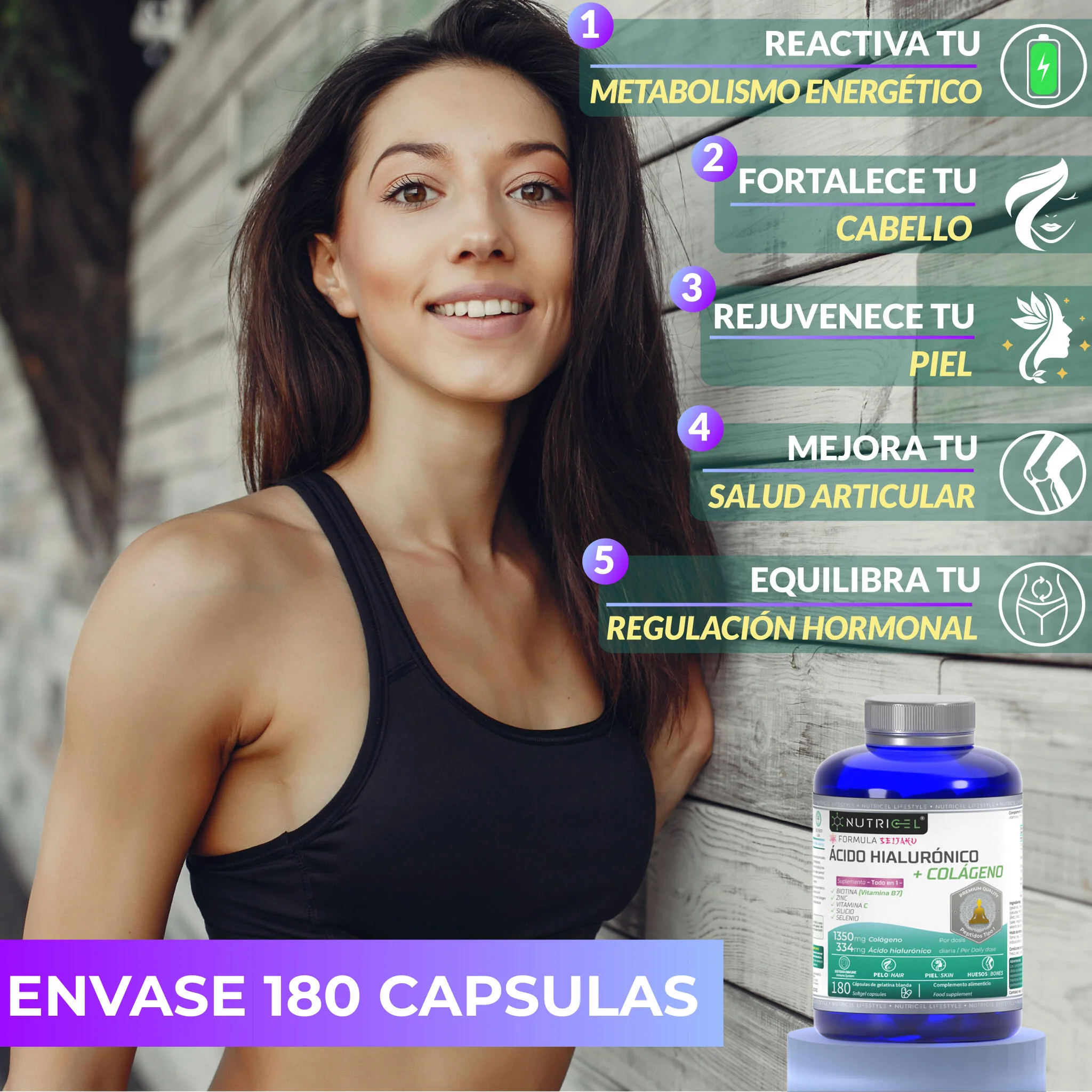 Acido Hialurónico Con Colágeno Y Biotina - Image 4