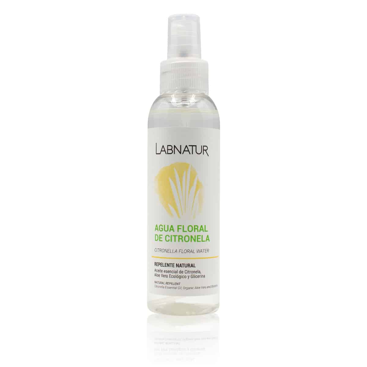 Agua Floral De Citronela 125 Ml | Bruma Natural Antimosquitos | Hidrolato Refrescante | Repelente Natural