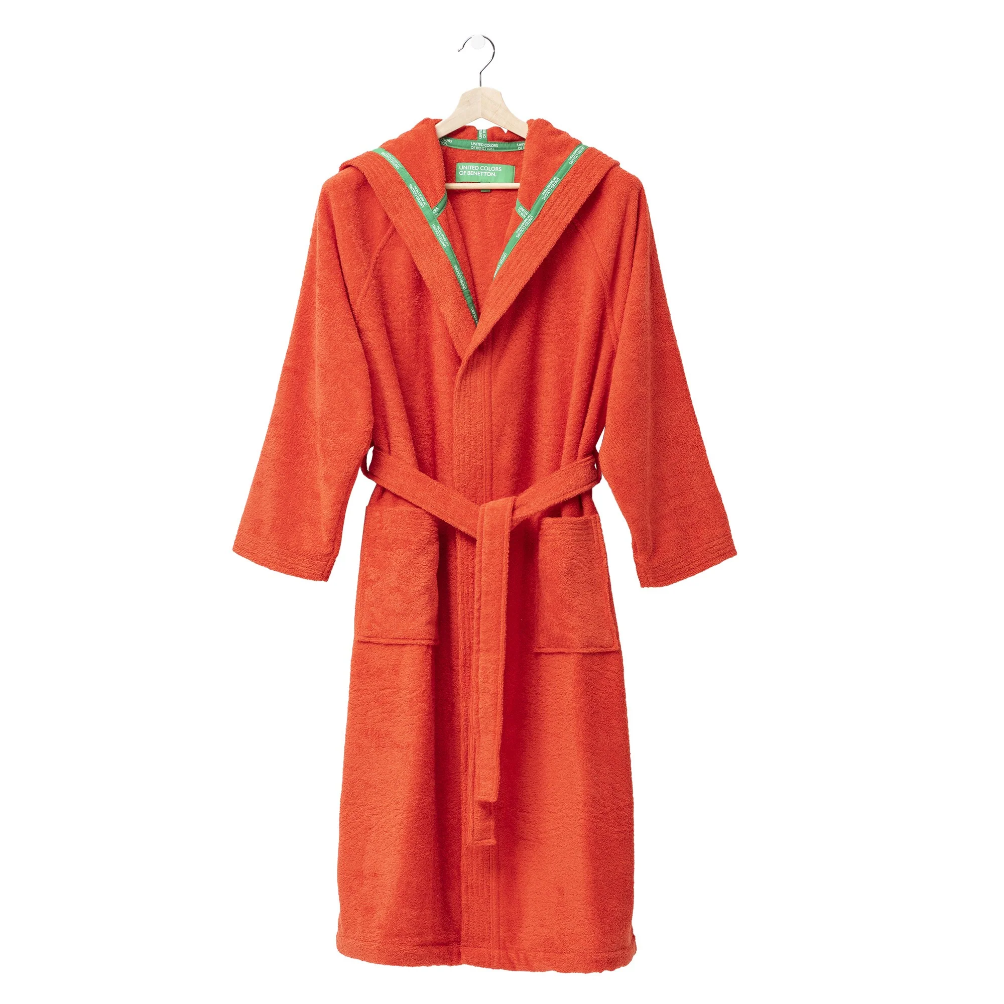 Albornoz Con Capucha L/xl 360gsm 100% Algodón Naranja Rainbow - Image 3