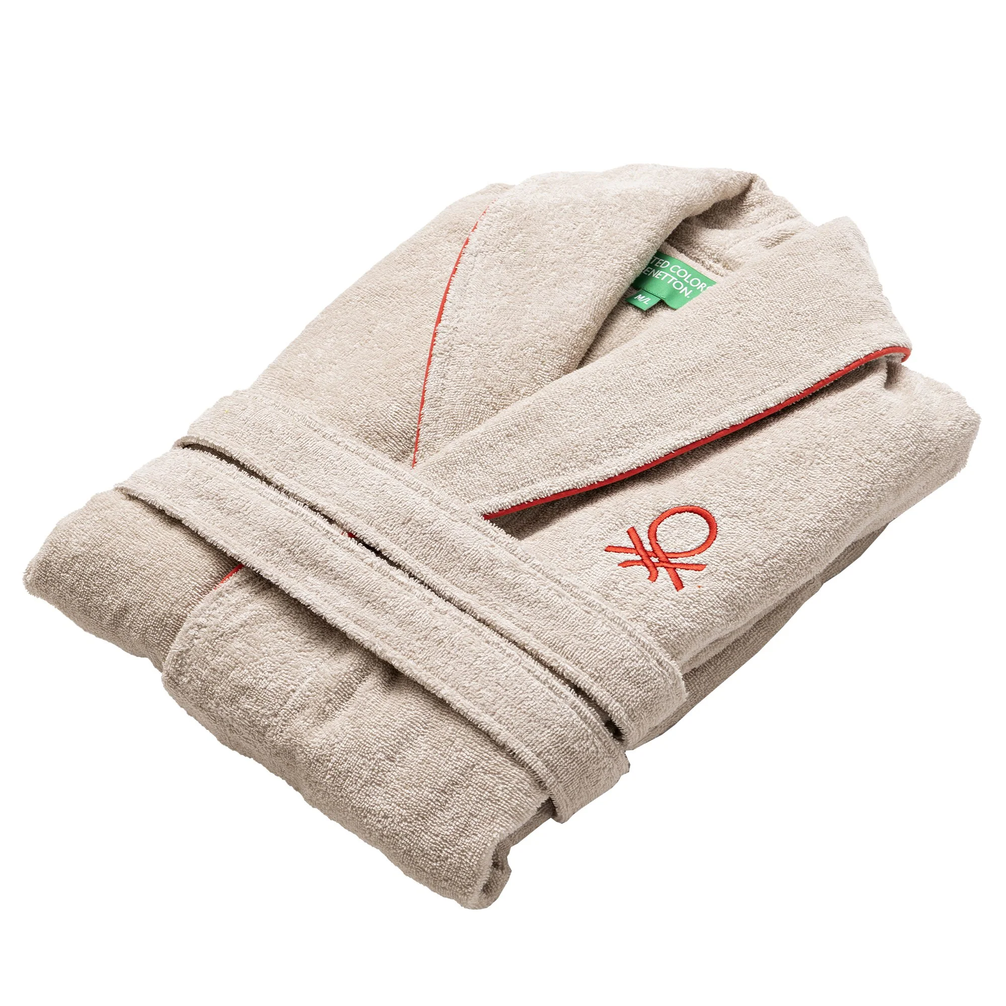 Albornoz L/xl 360gsm 100%algodon Beige Casa Benetton - Image 5