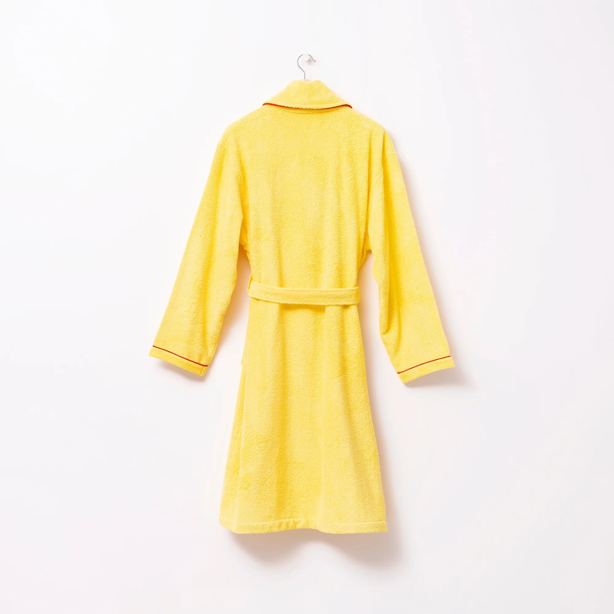 Albornoz L/xl 380gsm 100%algodon Amarillo Con Manzana Roja Benetton Fruits Be - Image 6