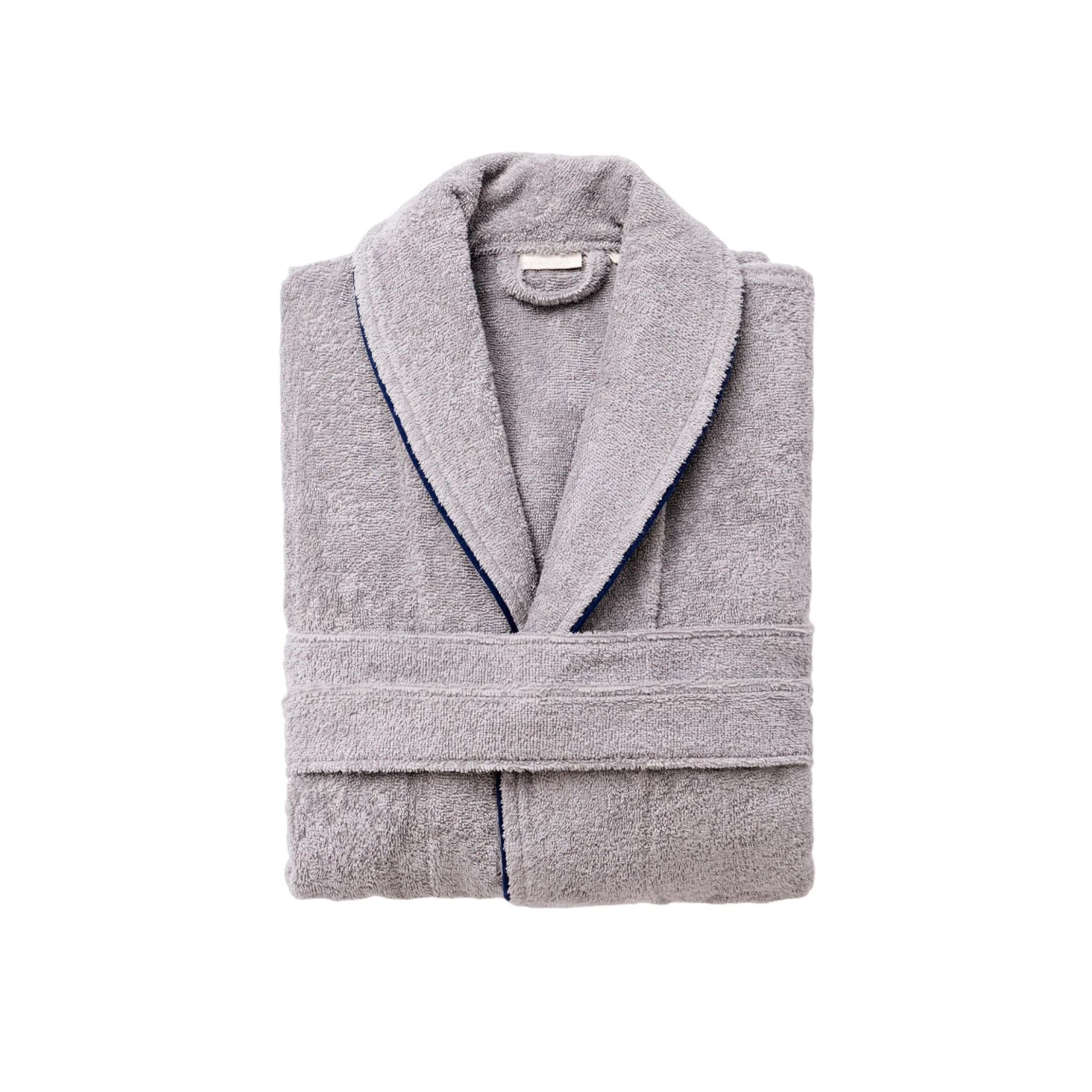 Albornoz S/m 100% Algodón 360gsm Gris Scalpers Home