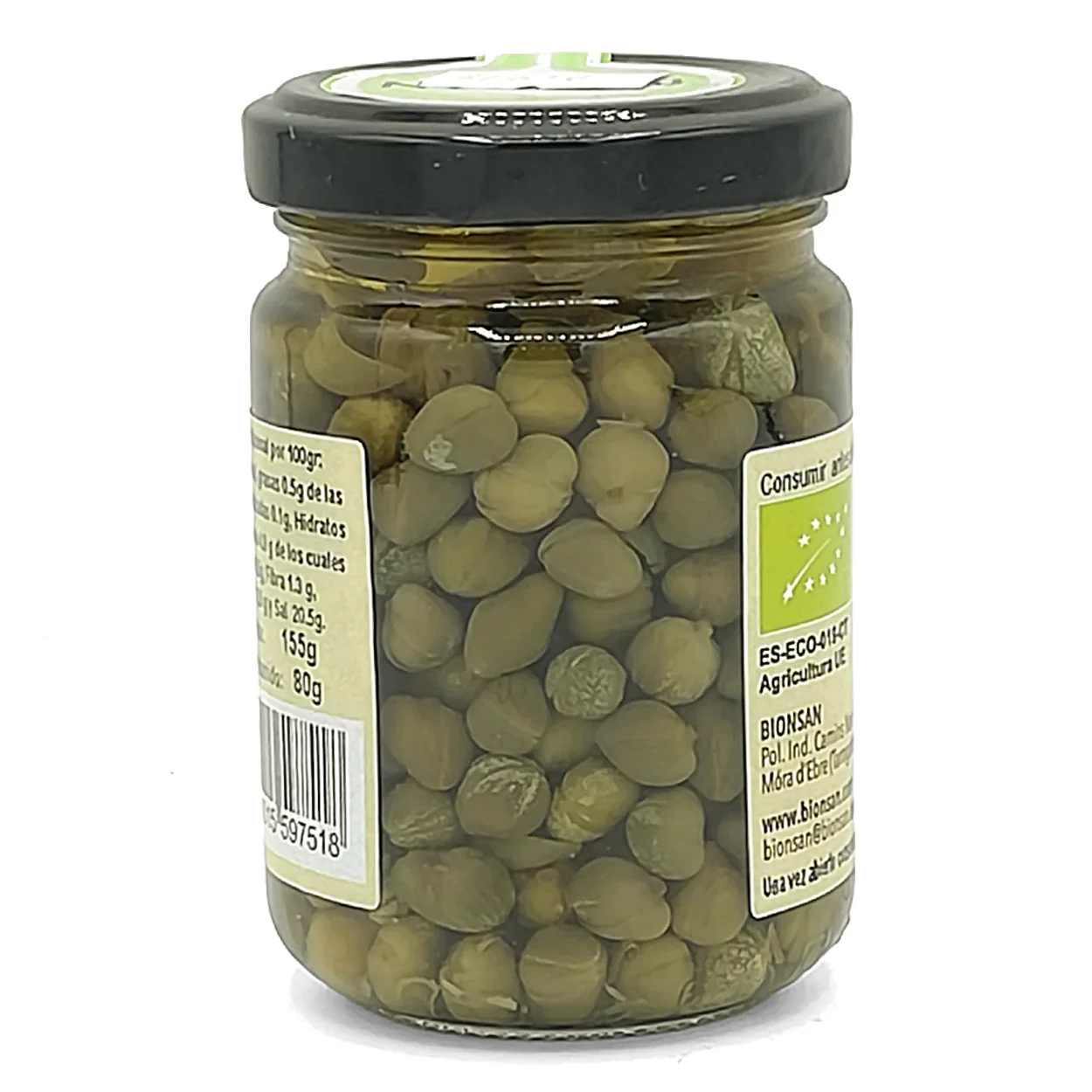 Alcaparras En Vinagre De Manzana Eco Bionsan 80g - Image 3