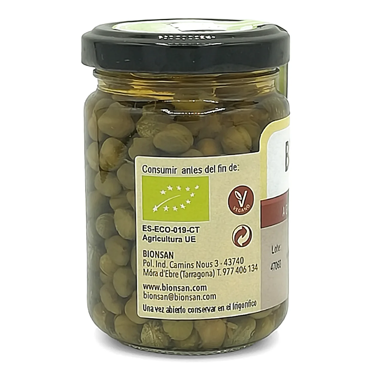 Alcaparras En Vinagre De Manzana Eco Bionsan 80g - Image 4