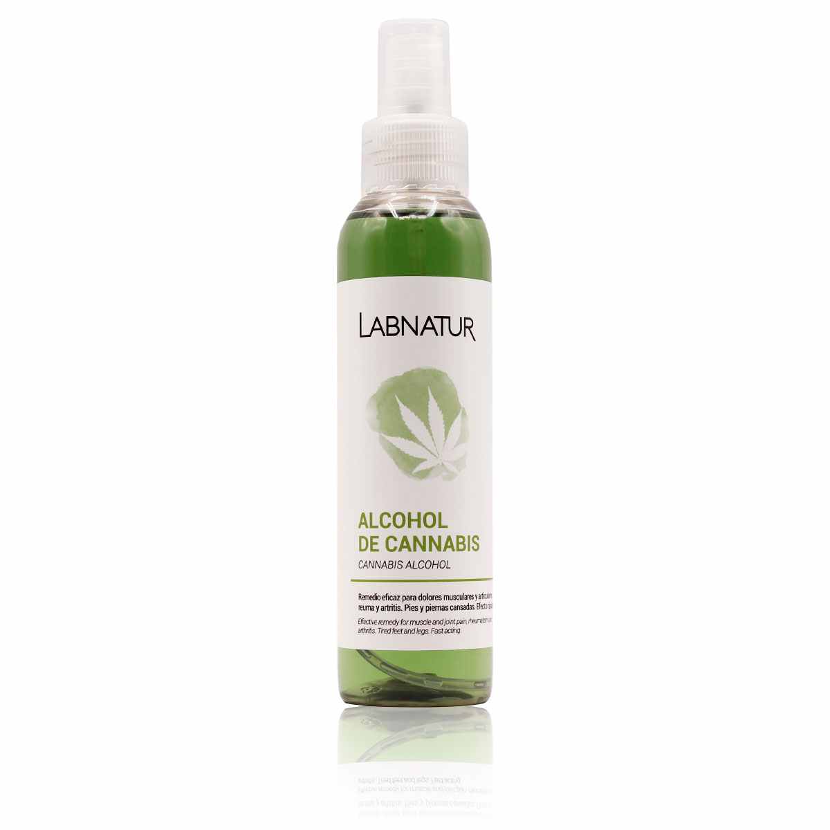 Alcohol De Cannabis Labnatur | Uso Corporal Calmante | Cuidado Muscular Y Bienestar | Efecto Refrescante | 125 Ml