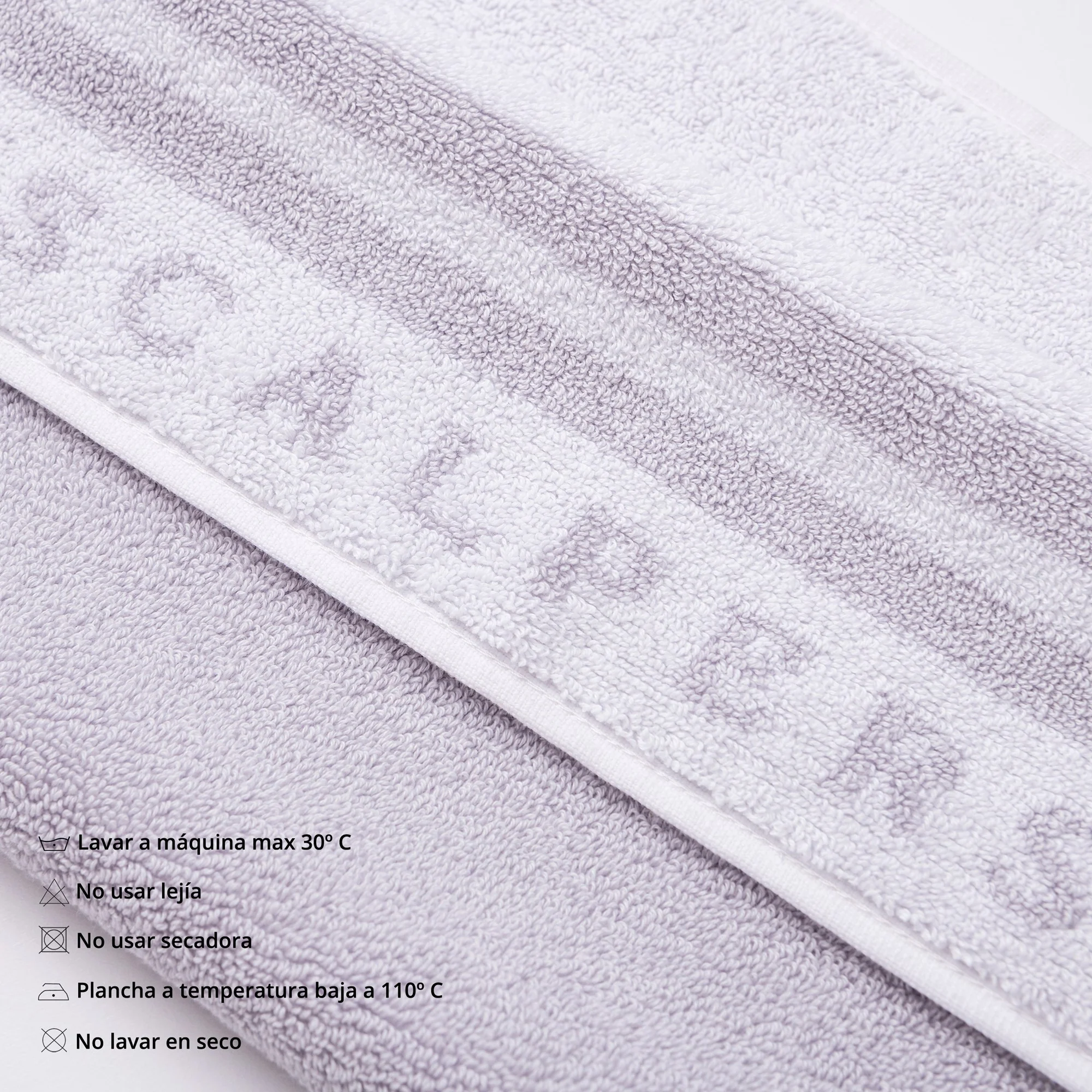 Alfombrilla De Baño 50x80cm En Algodón Blanco Con Rayas Scalpers Home - Image 4