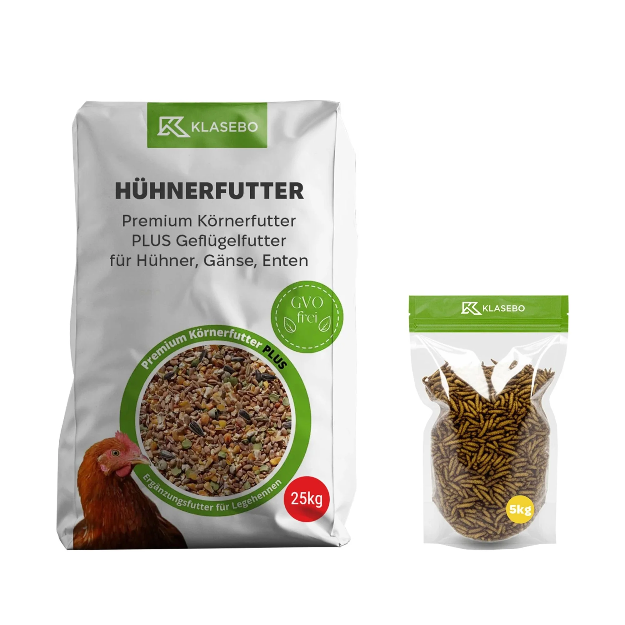 Alimento Gallinas 25 Kg+larvas 5 Kg - Image 3