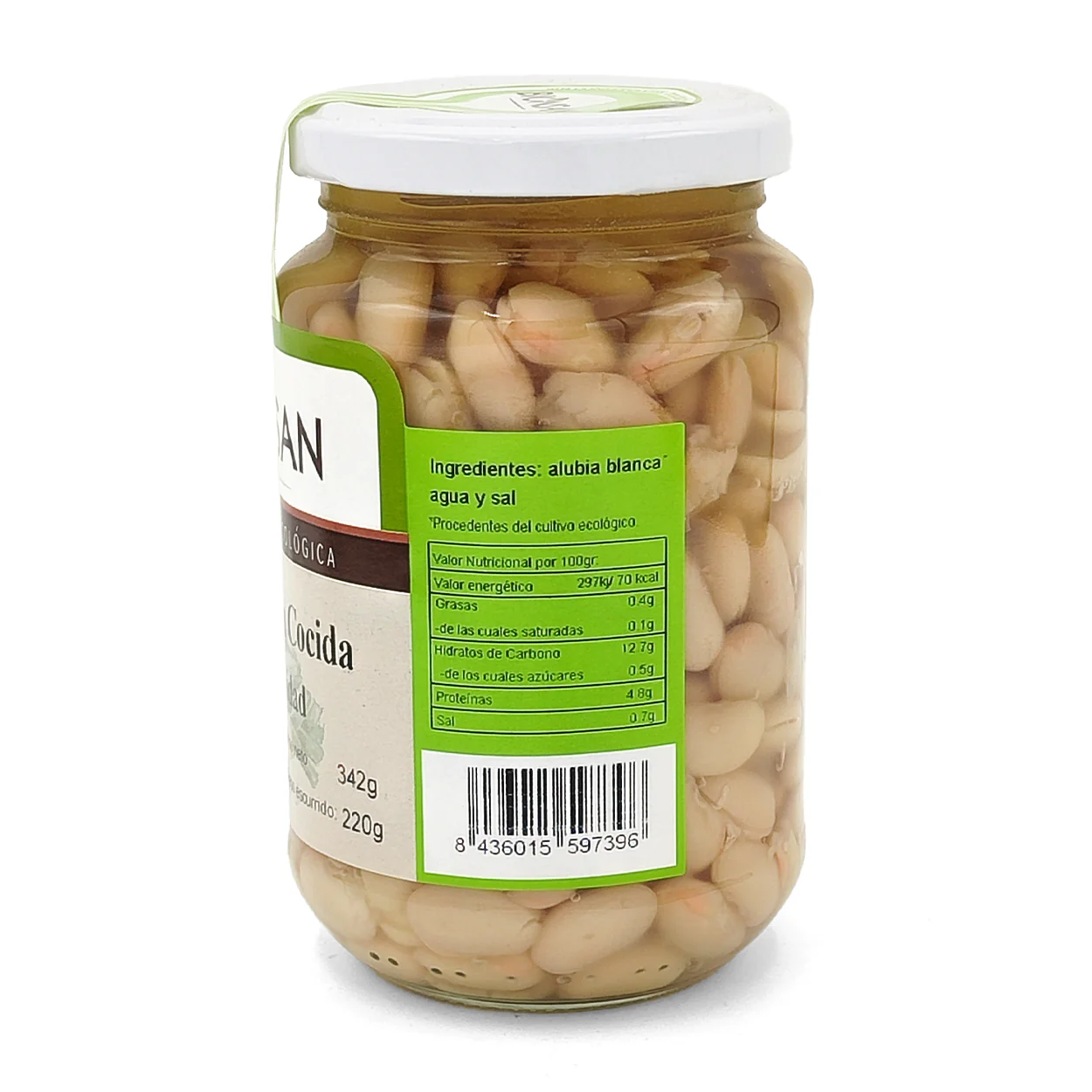 Alubias Blancas Cocidas Eco Bionsan 220gr - Image 4