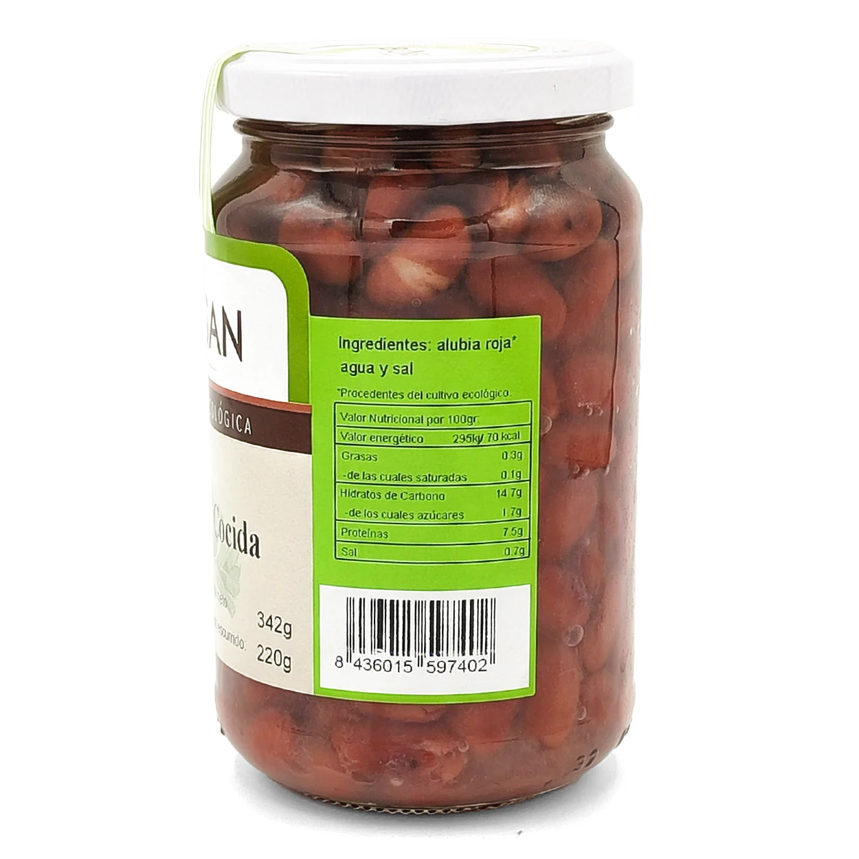 Alubias Rojas Cocidas Eco Bionsan 220gr - Image 3