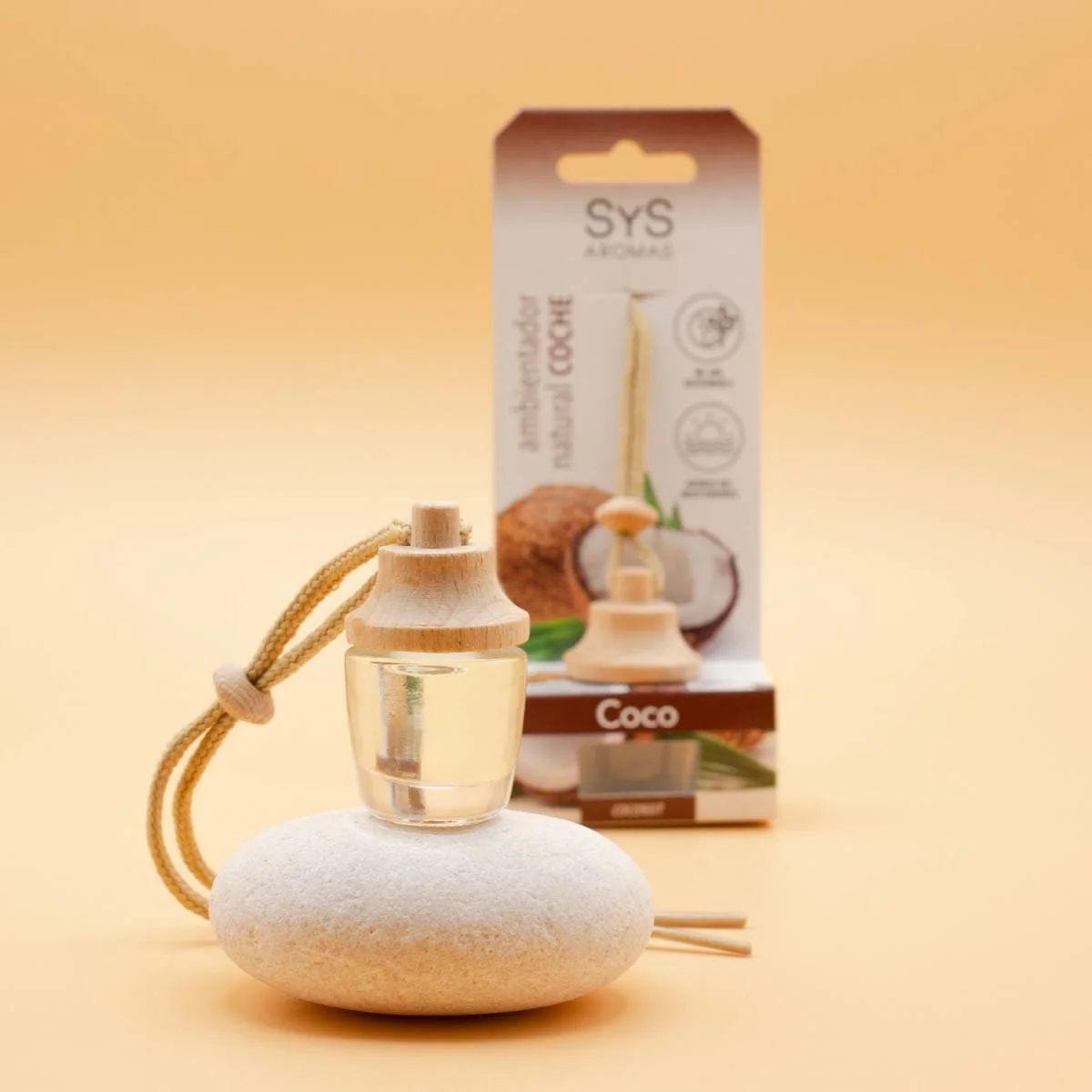 Ambientador Coche Coco SYS Aromas Style 7 ml | Aroma Tropical Dulce | Frescor Duradero | Ambiente Relajante - Image 2