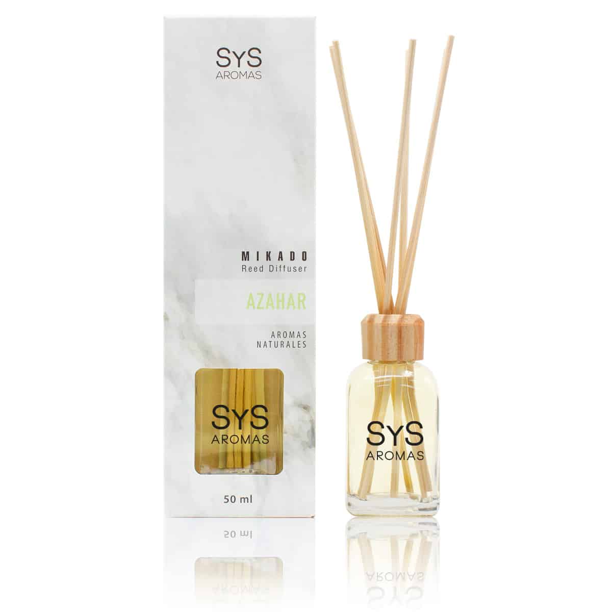 Ambientador Mikado Azahar 50 ml | Aroma Floral Fresco | Efecto Relajante | Fragancia Duradera