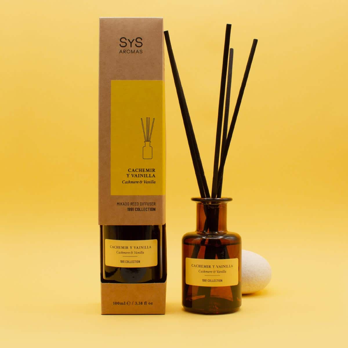 Ambientador Mikado Cachemir y Vainilla 1991 100 ml | Difusor de Varillas | Fragancia Dulce y Elegante | Hogar - Image 2