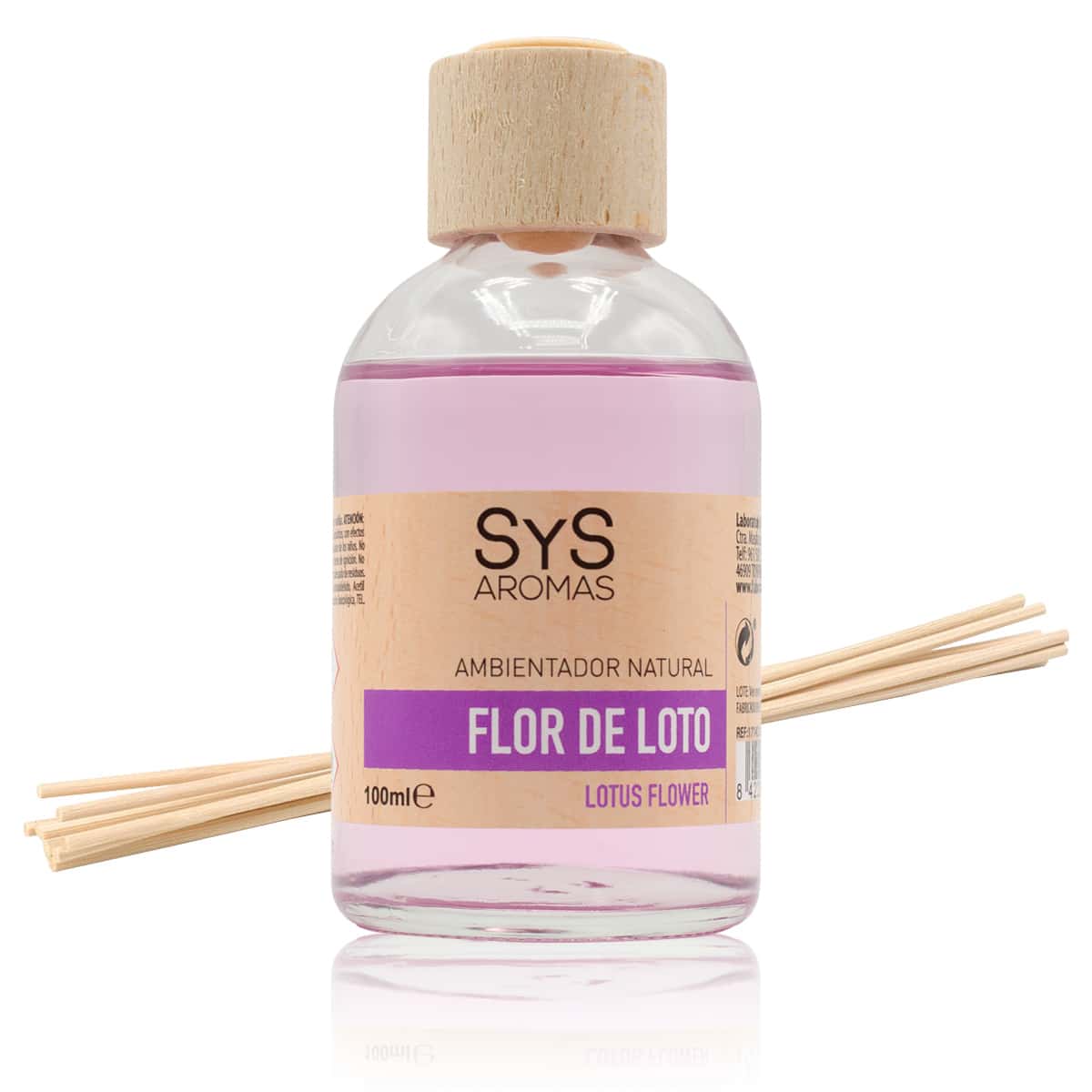 Ambientador Mikado Flor De Loto 100 Ml | Aroma Floral Suave | Difusor Varillas | Ambiente Relajante