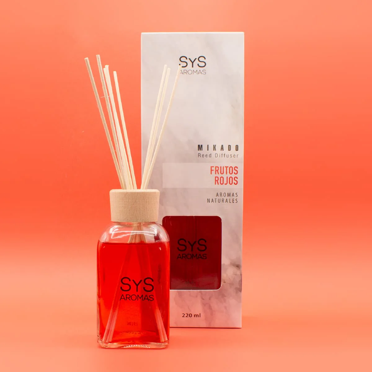 Ambientador Mikado Frutos Rojos 220 ml | Aroma Dulce y Afrutado | Fragancia Intensa | Ambiente Acogedor - Image 2