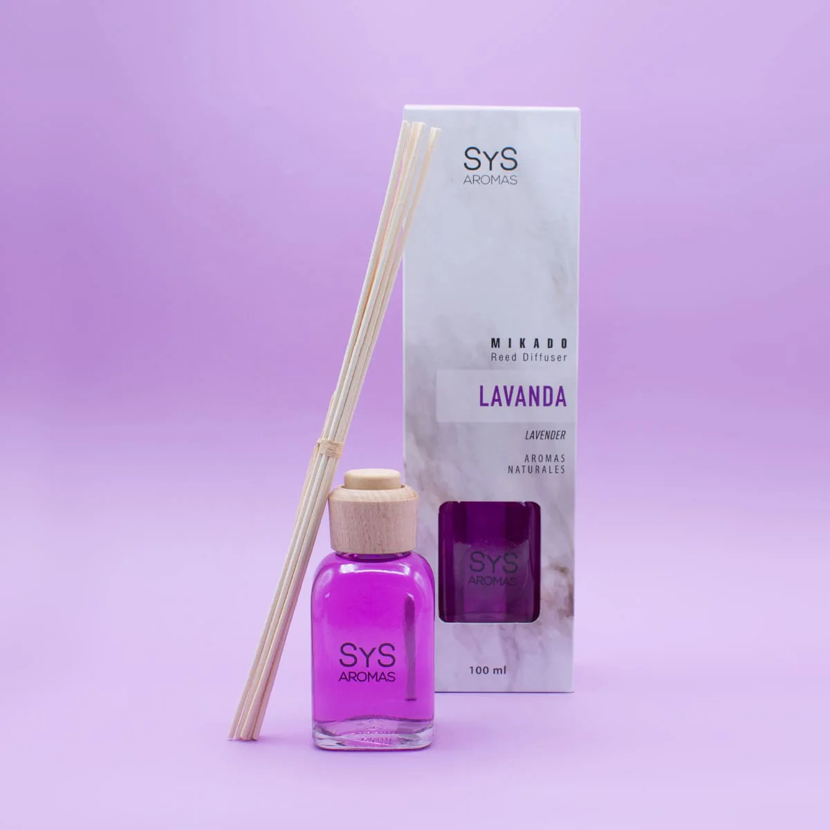 Ambientador Mikado Lavanda 100 ml | Difusor de Varillas | Fragancia Relajante y Decorativa | Hogar - Image 4