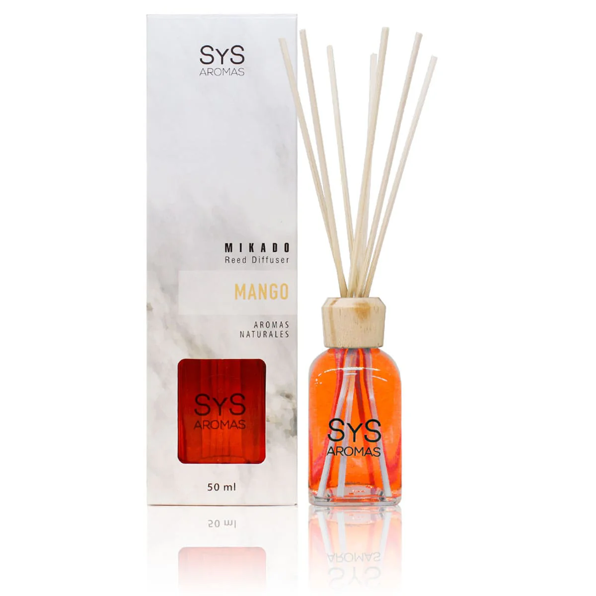 Ambientador Mikado Mango 50 ml | Aroma Tropical y Dulce | Efecto Energizante | Fragancia Duradera