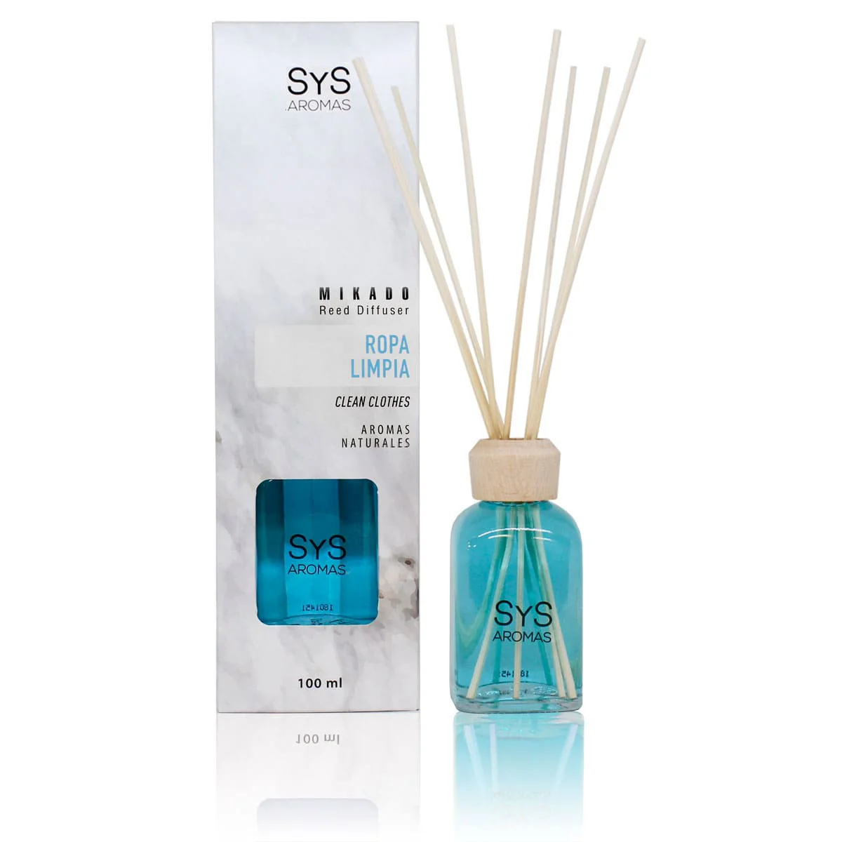 Ambientador Mikado Ropa Limpia 100 Ml | Aroma Fresco Y Algodón | Sensación De Limpieza | Fragancia Duradera