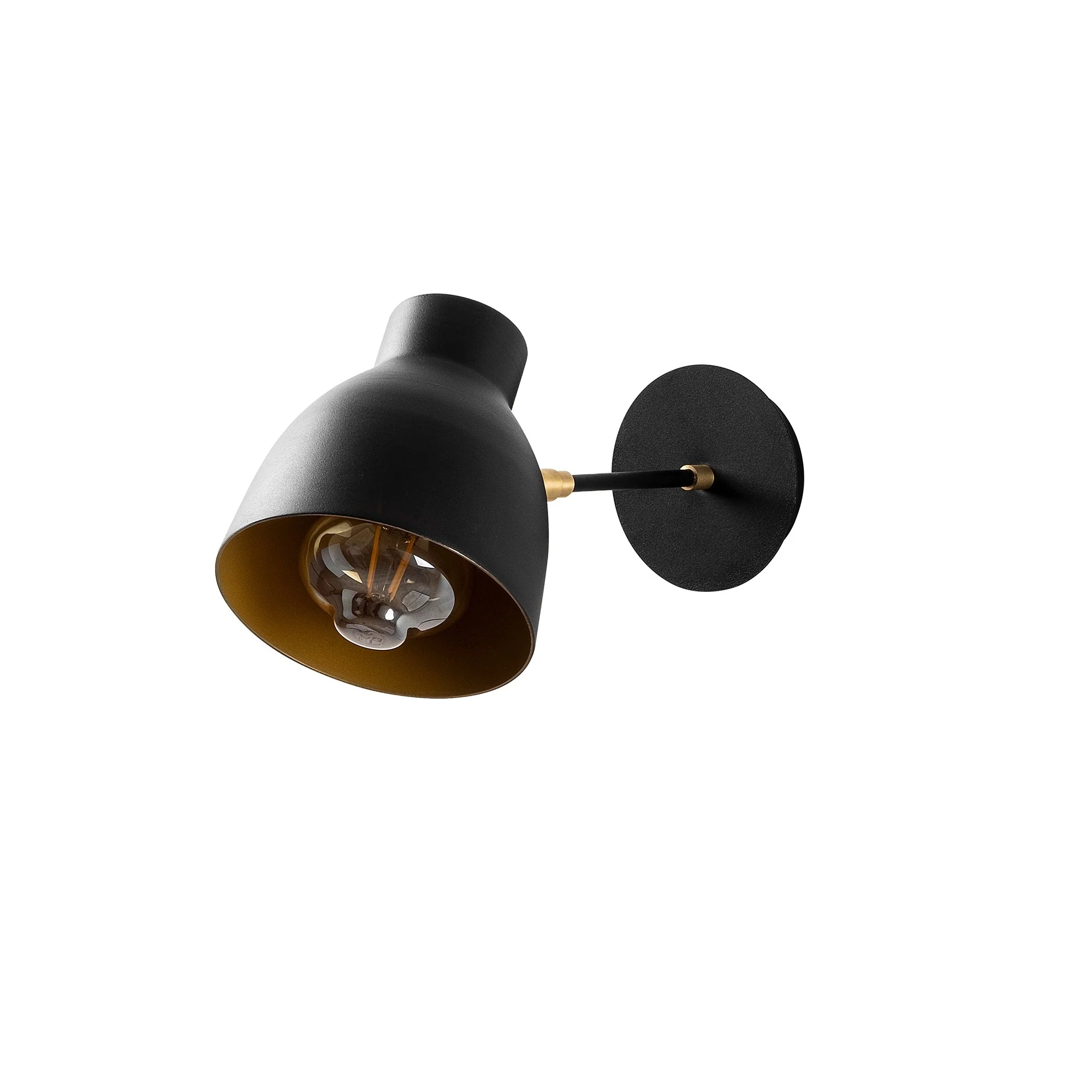 Aplique De Pared, Hierro , Negro, 15x38x20, Casquillo E 27 Max 40 W - Image 3