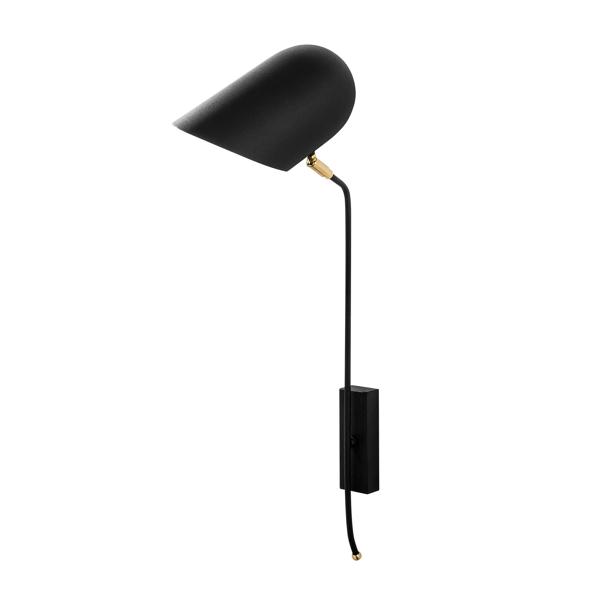 Aplique De Pared, Hierro , Negro oro, 12x35x73, Casquillo E 27 Max 40 W - Image 3