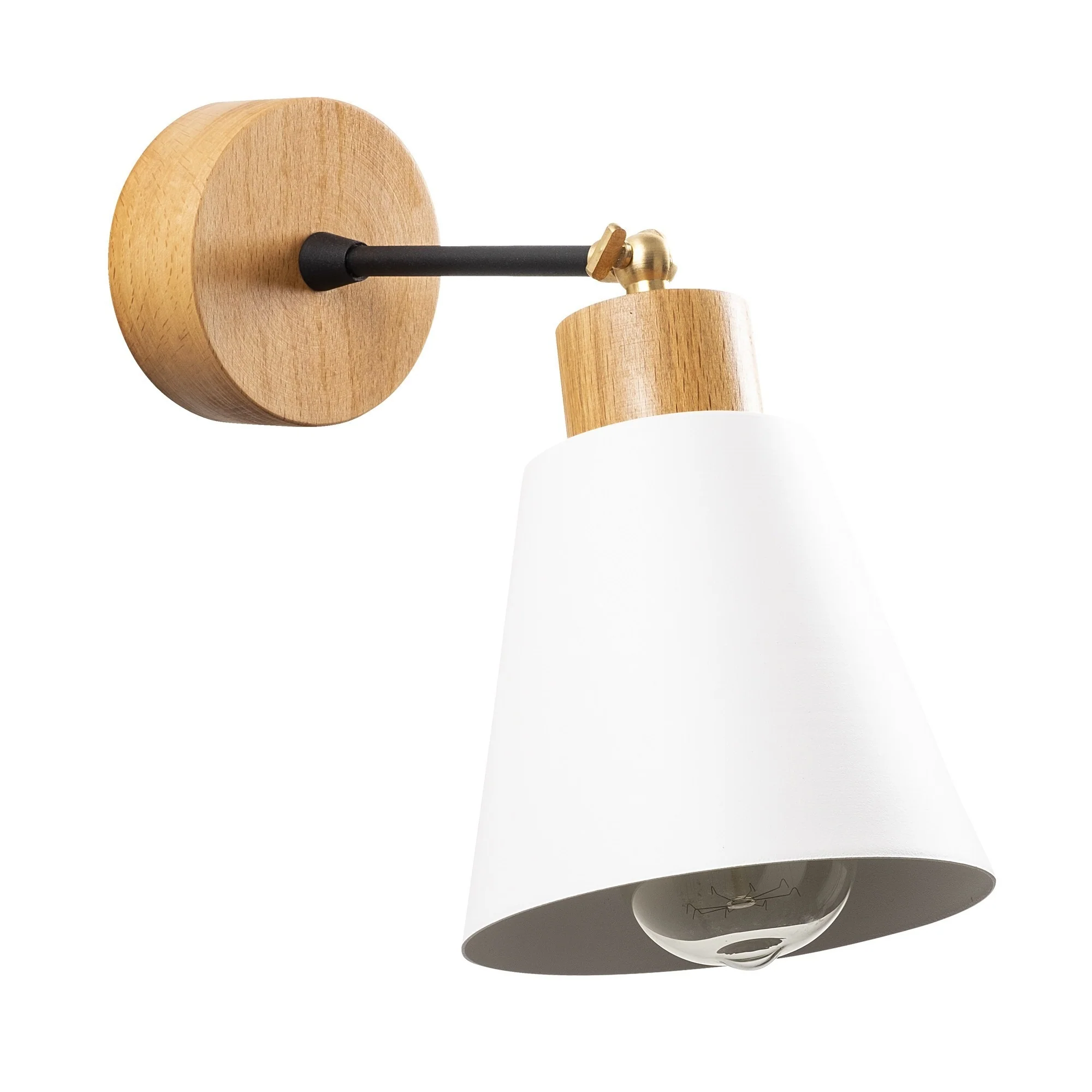 Aplique De Pared, Metal , Blanco, 14x14x25, Casquillo E 27 Max 40 W - Image 4