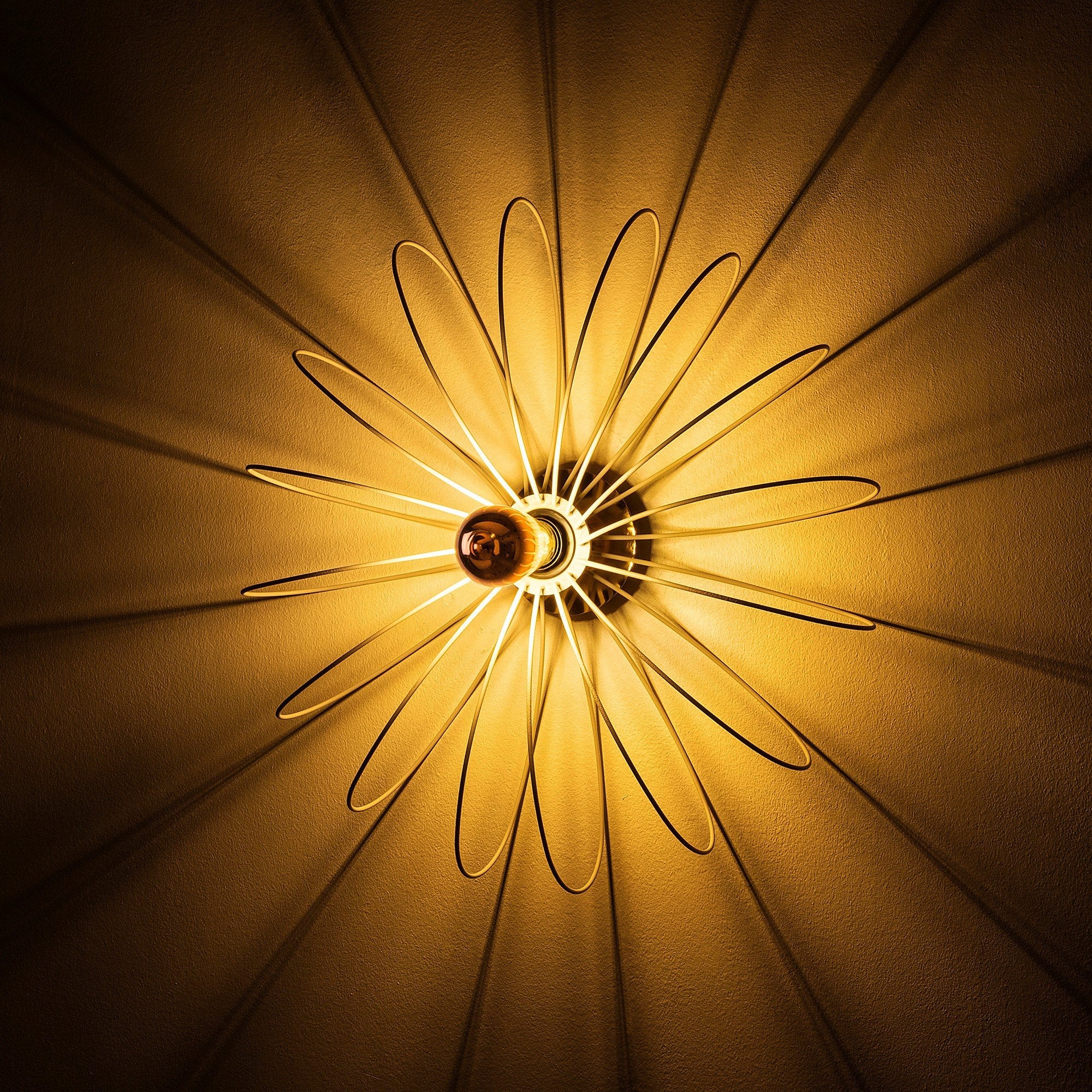 Aplique De Pared, Metal , Blanco, 58x12x58, Casquillo E 27 Max 40 W - Image 4