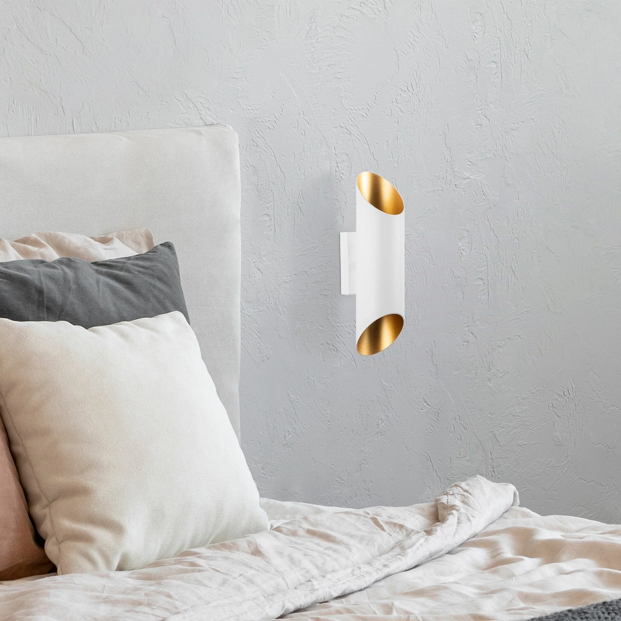 Aplique De Pared, Metal , Blanco, 8x12x30, Casquillo 2 X G9 Max 10 W - Image 5
