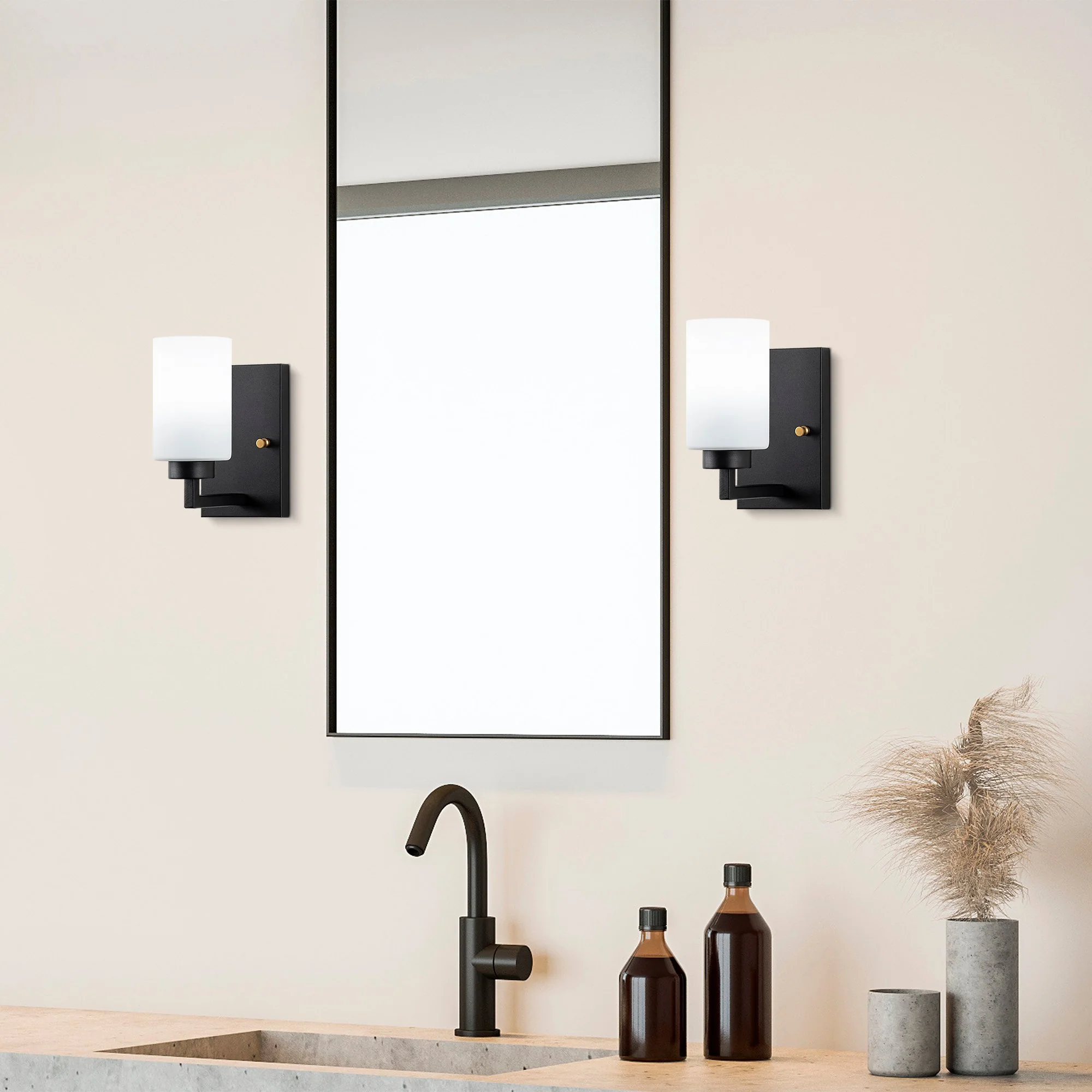 Aplique De Pared, Metal , Negro, 10x19x23, Casquillo E27 Max 40 W - Image 5