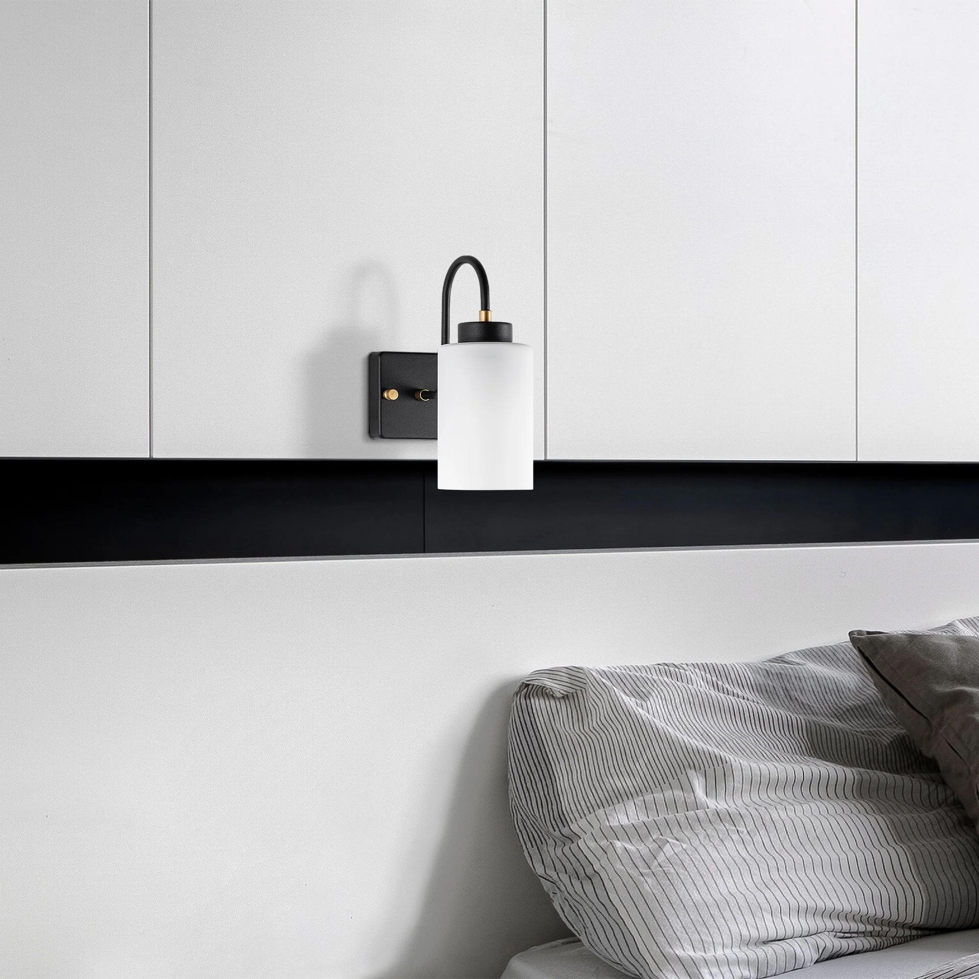 Aplique De Pared, Metal , Negro, 10x23x24, Casquillo E27 Max 40 W - Image 6