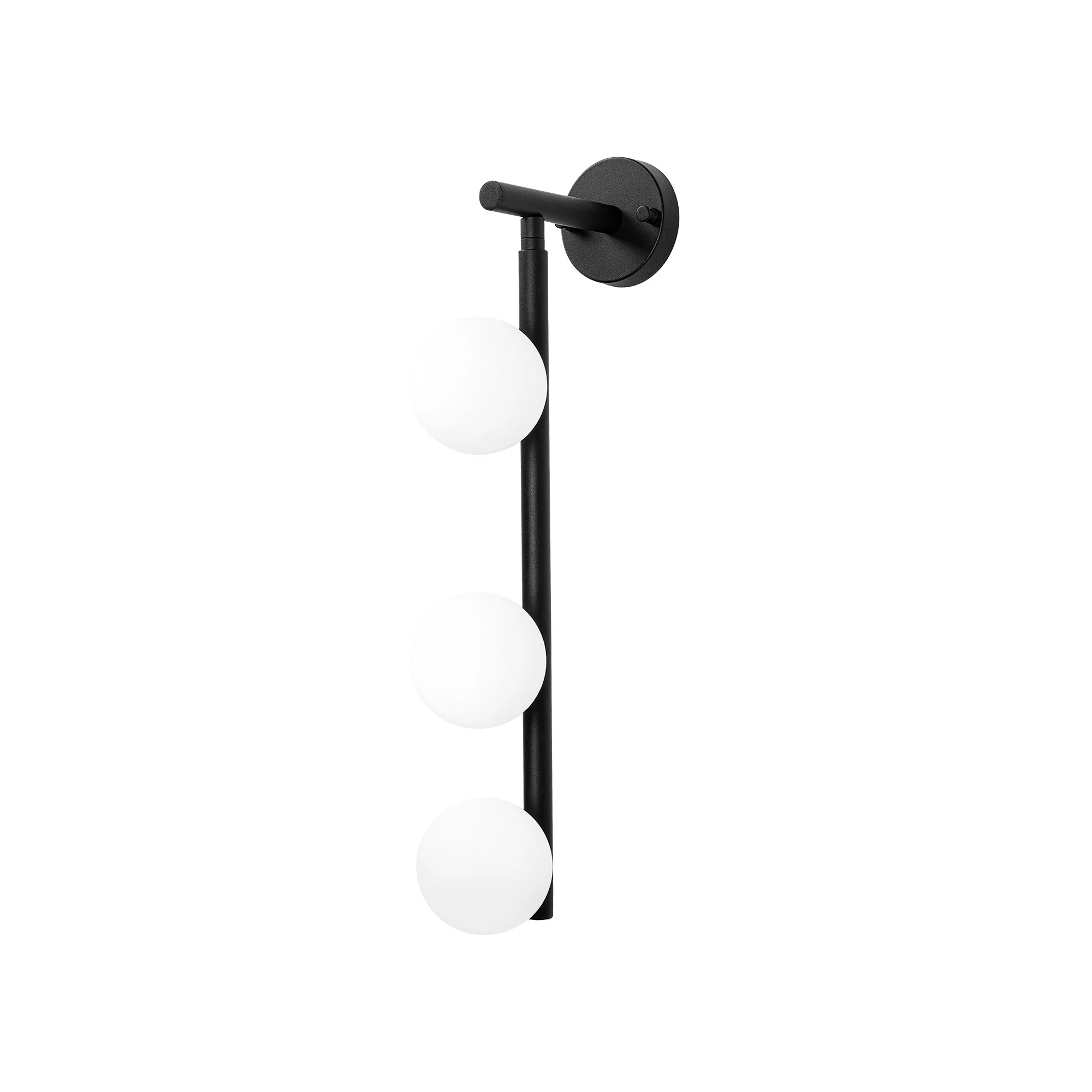 Aplique De Pared, Metal , Negro, 10x24x59, Casquillo 3 X G9 Max 10 W - Image 3