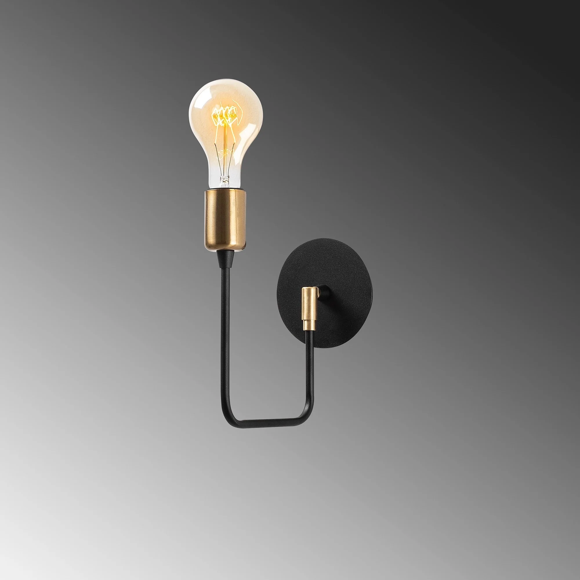 Aplique De Pared, Metal , Negro, 12x23x24, Casquillo E 27 Max 40 W - Image 4