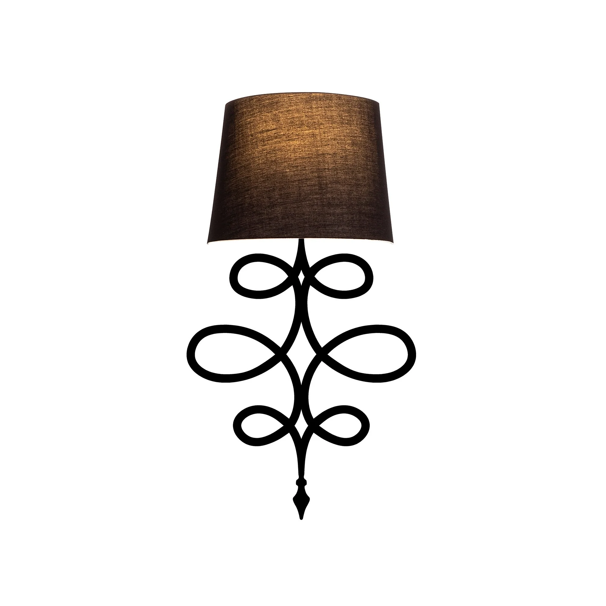 Aplique De Pared, Metal , Negro, 15x28x62, Casquillo E 27 Max 40 W - Image 3