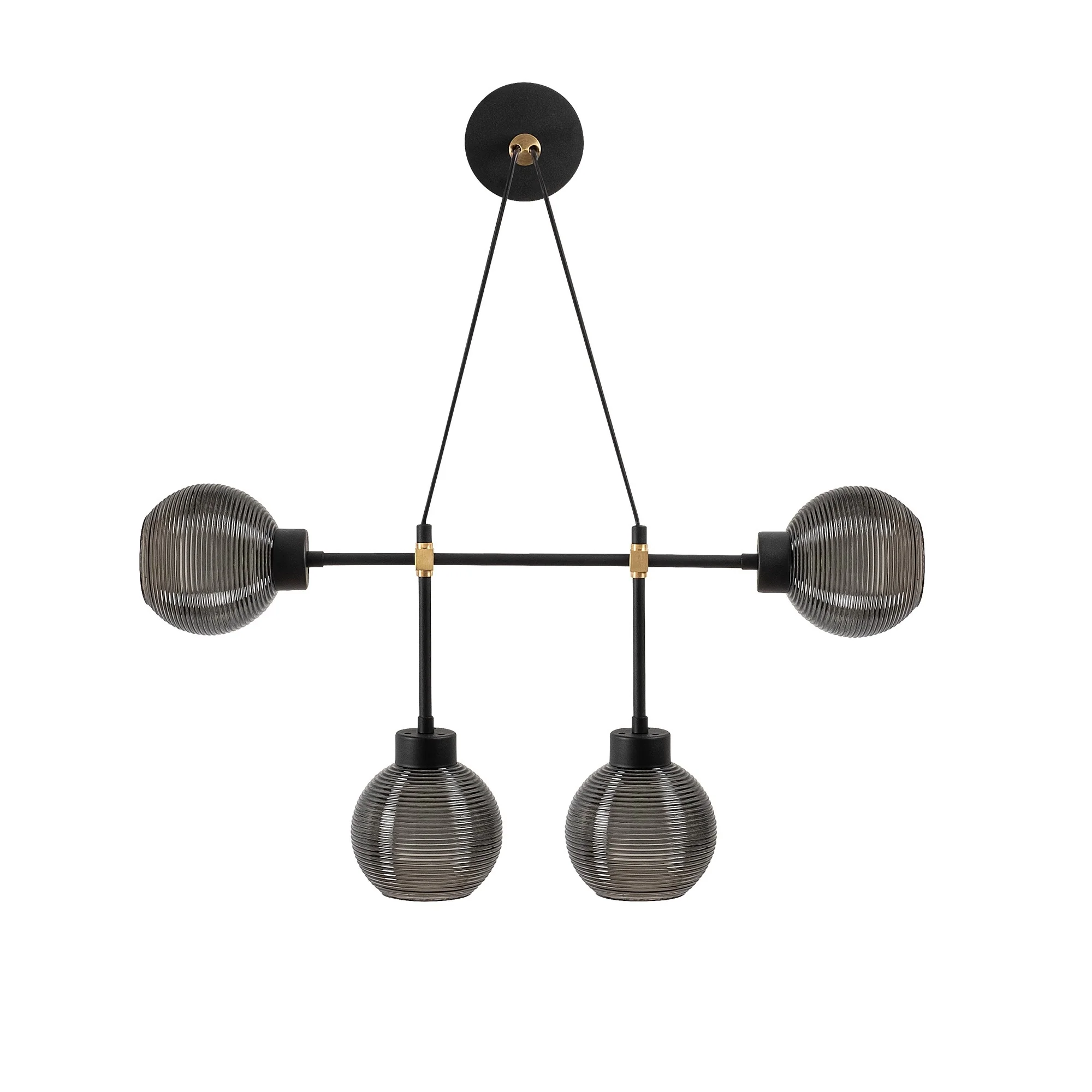 Aplique De Pared, Metal , Negro humo, 78x15x65, Casquillo E 27 Max 40 W - Image 3