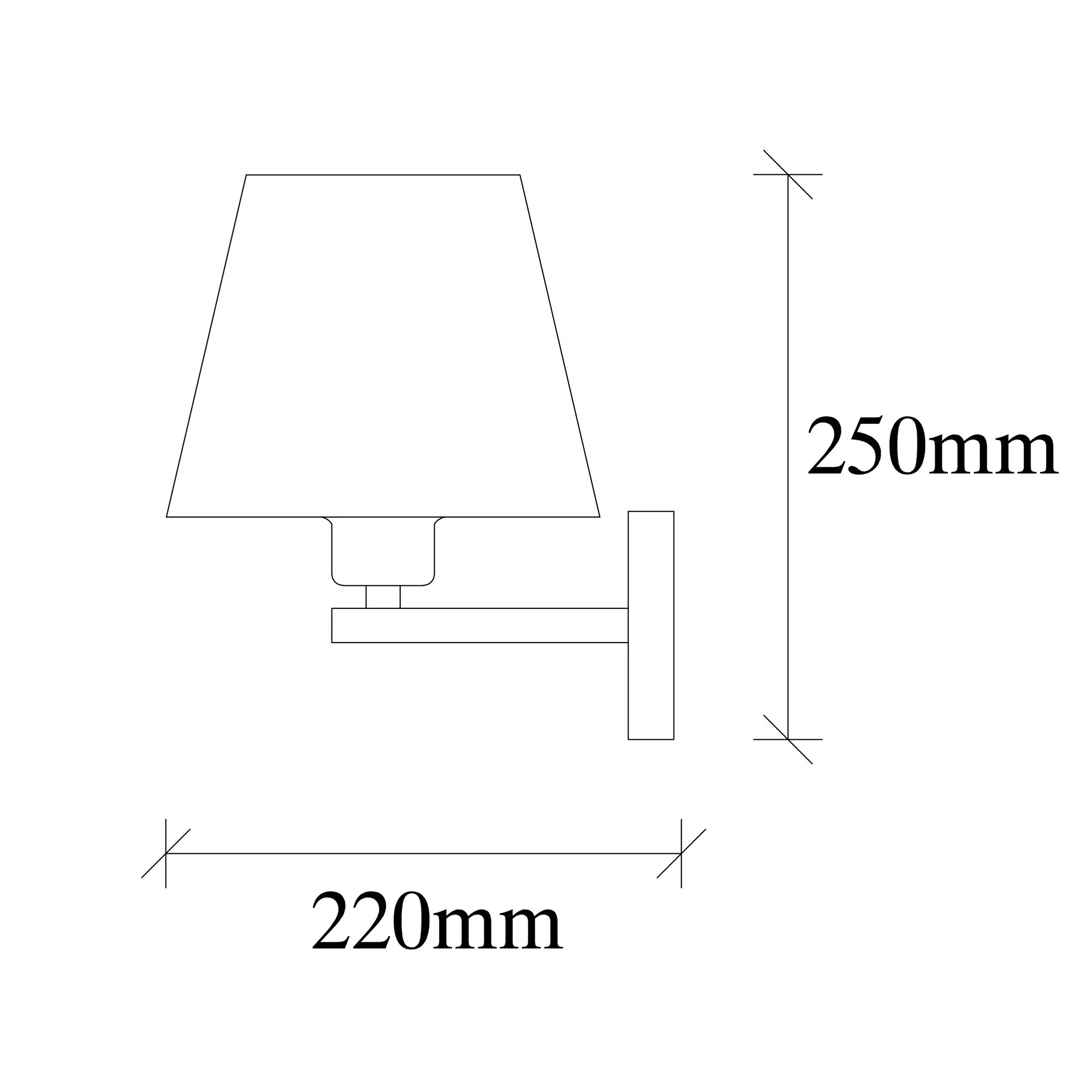 Aplique De Pared, Metal , Negro

nickel

blanco, 22x25x25, Casquillo E 27 Max 40 W - Image 2