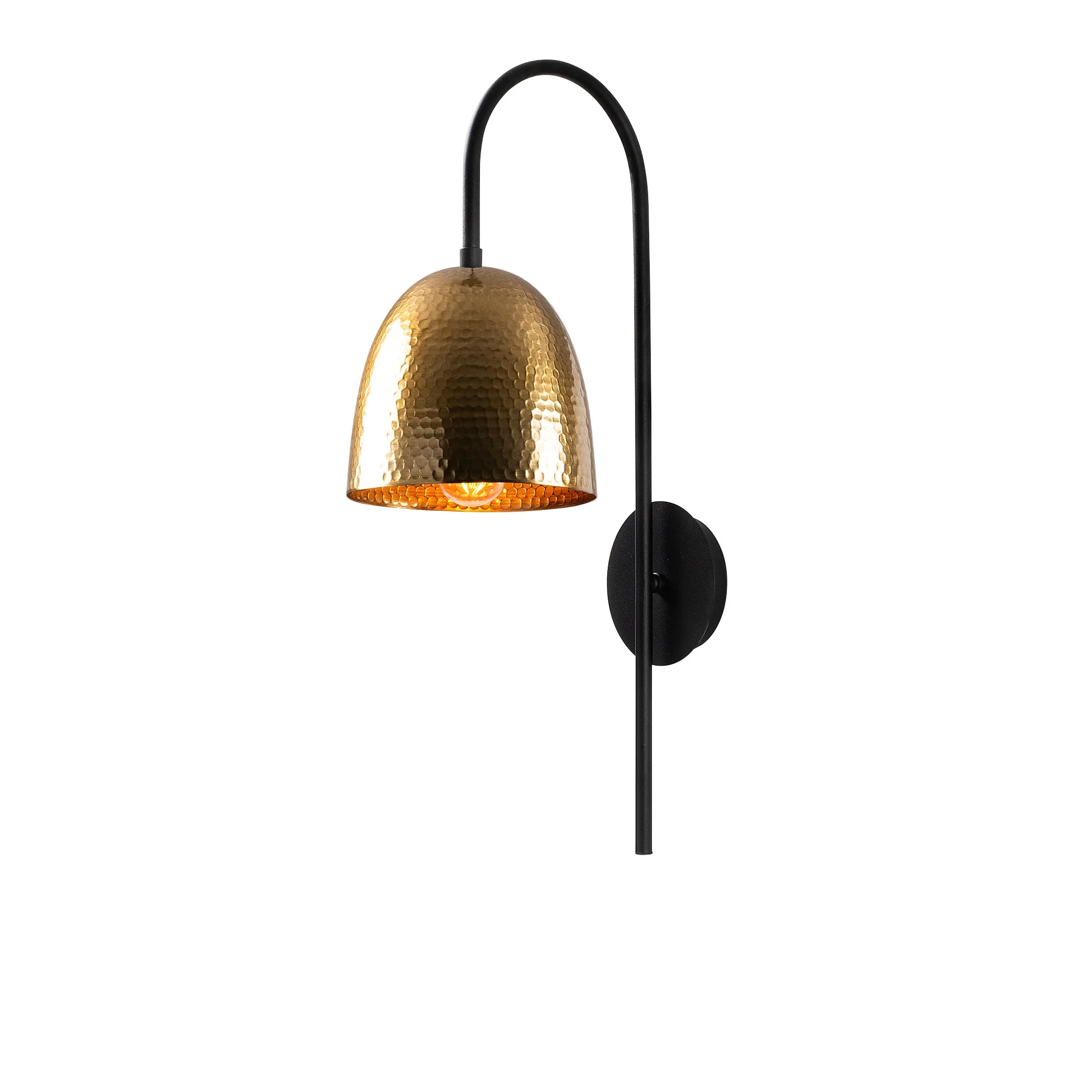 Aplique De Pared, Metal , Negro vintage, 16x24x57, Casquillo E 27 Max 40 W - Image 3