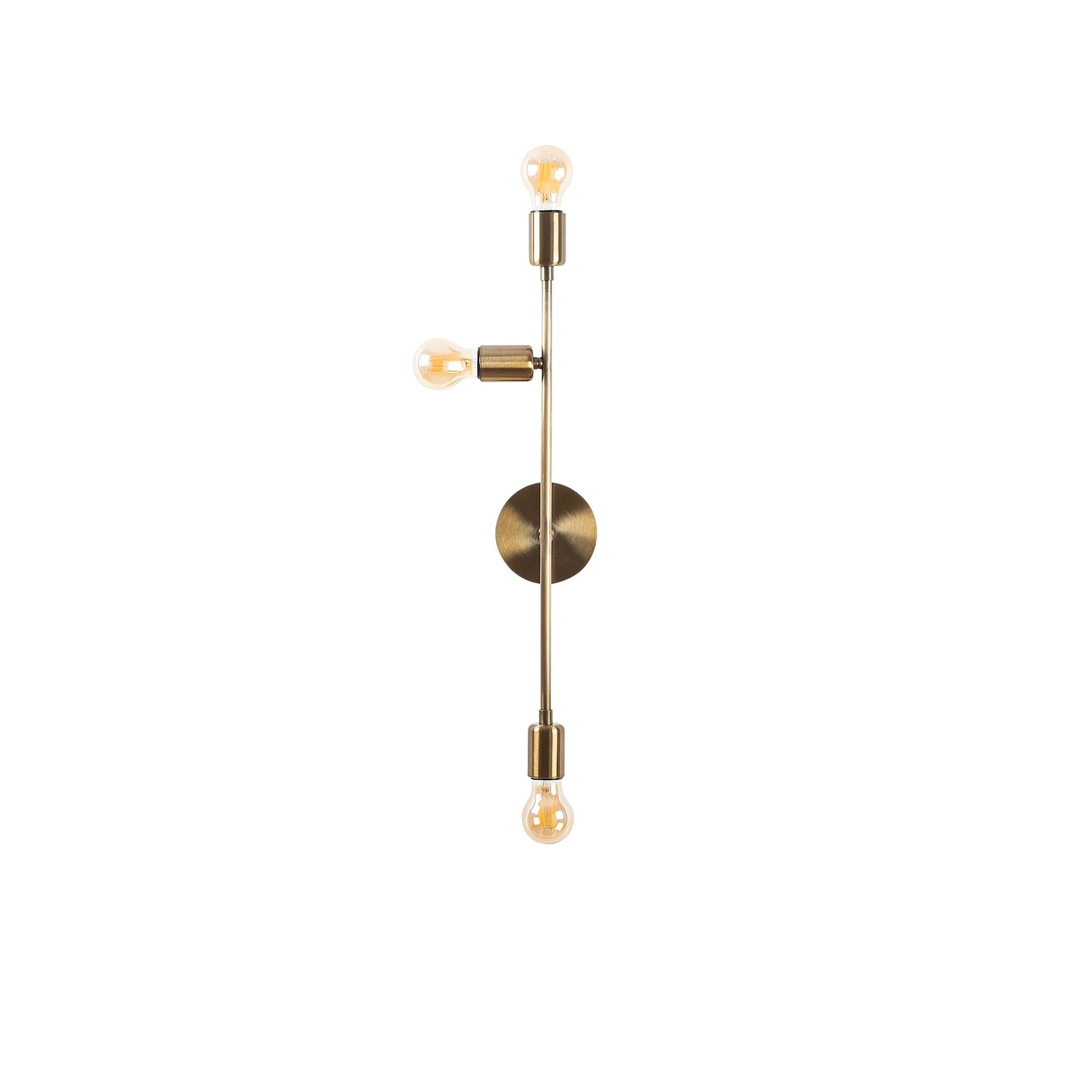 Aplique De Pared, Metal , Vintage, 15x15x65, Casquillo 3 X E 27 Max 40 W - Image 3