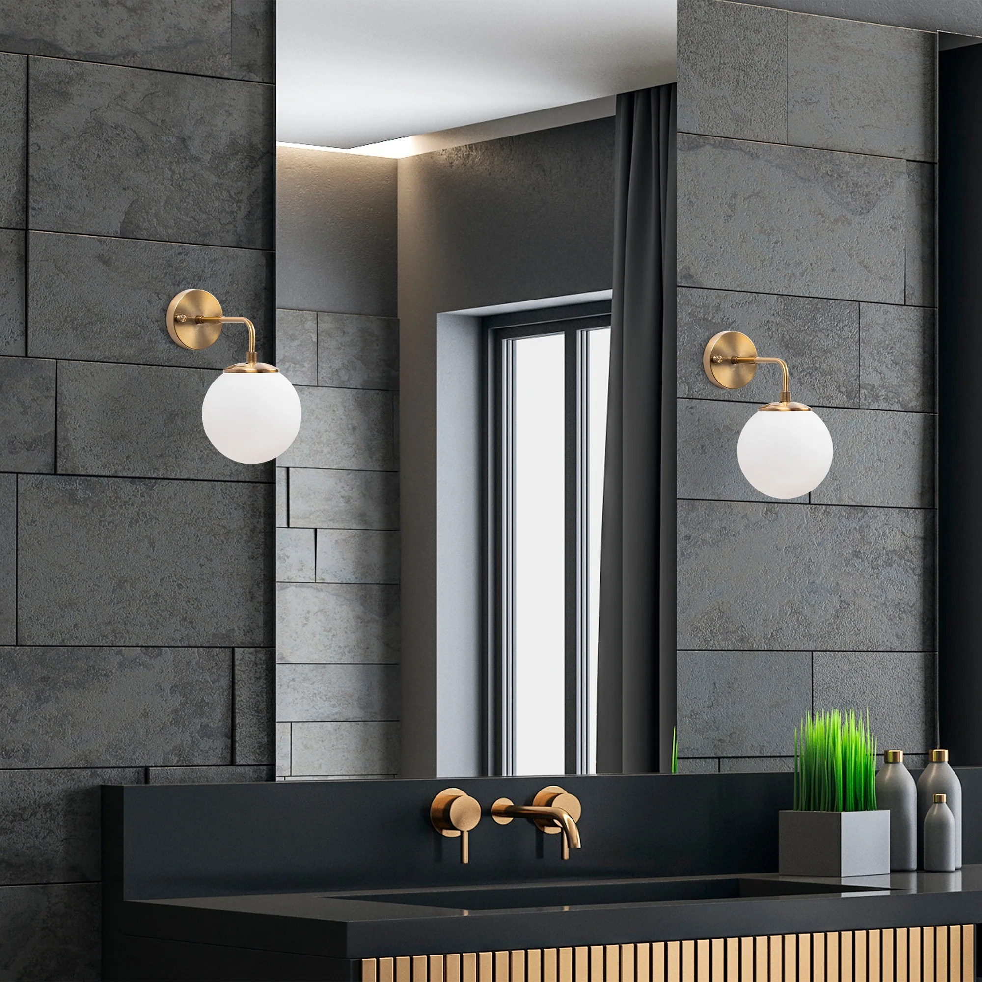 Aplique De Pared Pantalla Blanca, Metal , Vintage, 15x27x25, Casquillo E14 Max 40 W - Image 5