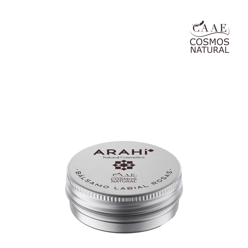 Bálsamo Labial Nutritivo Con Extracto De Rosas. Protector Y Reparador. Cosmos Natural. Arahí Natural Cosmetics