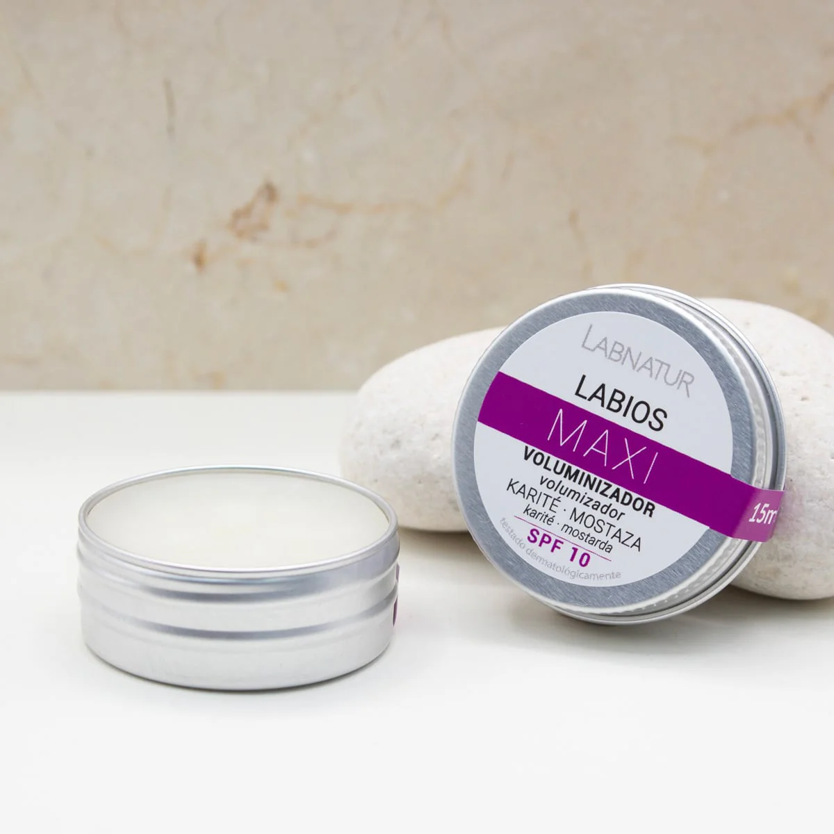 Bálsamo Labial Voluminizador 15 Ml | Efecto Volumen e Hidratación | Labios Más Rellenos y Suaves | Cuidado Natural - Image 2