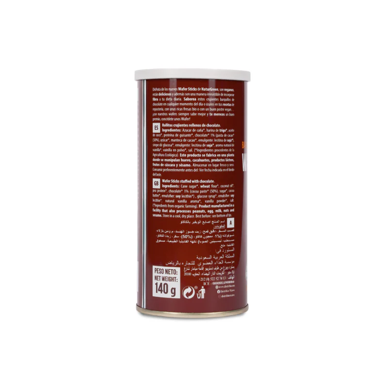 Barquillos Rellenos de Chocolate Bio NaturGreen 140 g - Image 3